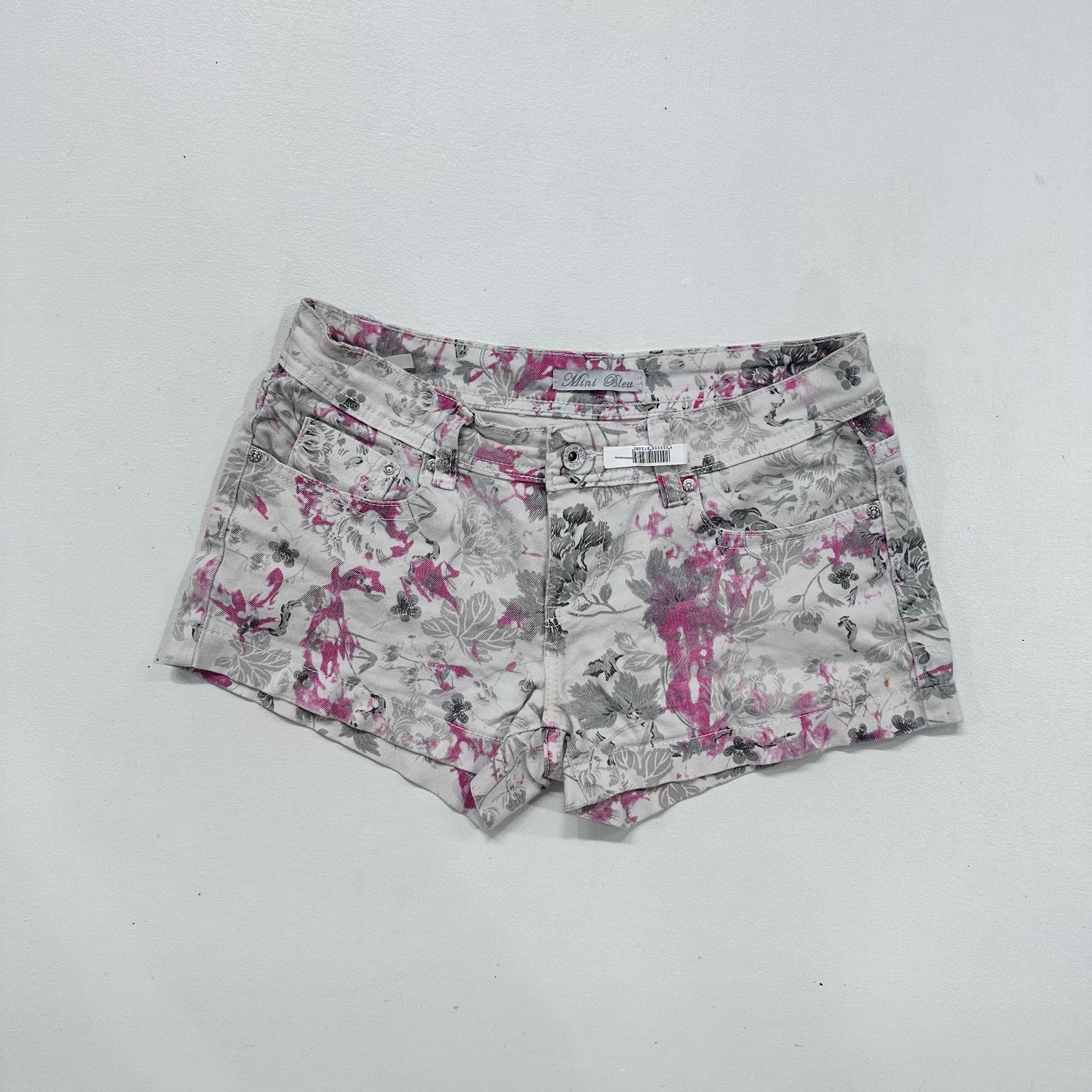 Y2K Printed Low-Rise Shorts