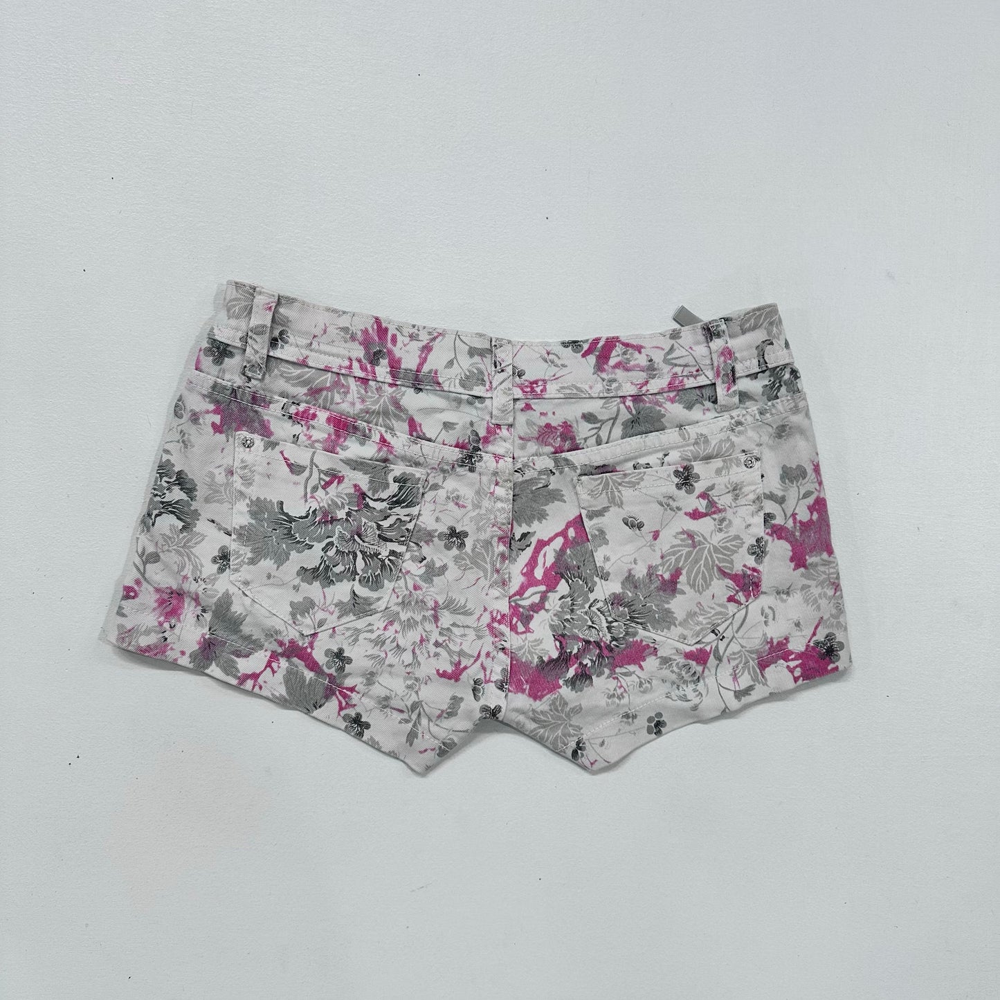 Y2K Printed Low-Rise Shorts