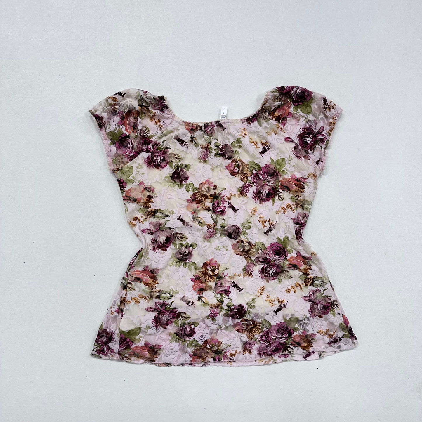 Y2K Sequins Printed Blouse