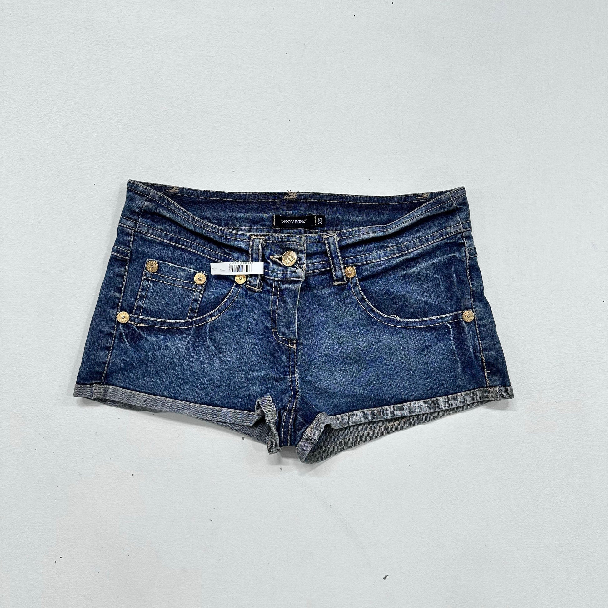 Y2K Low-Rise Denny Rose Shorts