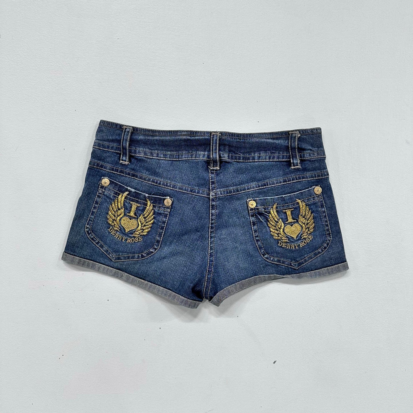 Y2K Low-Rise Denny Rose Shorts