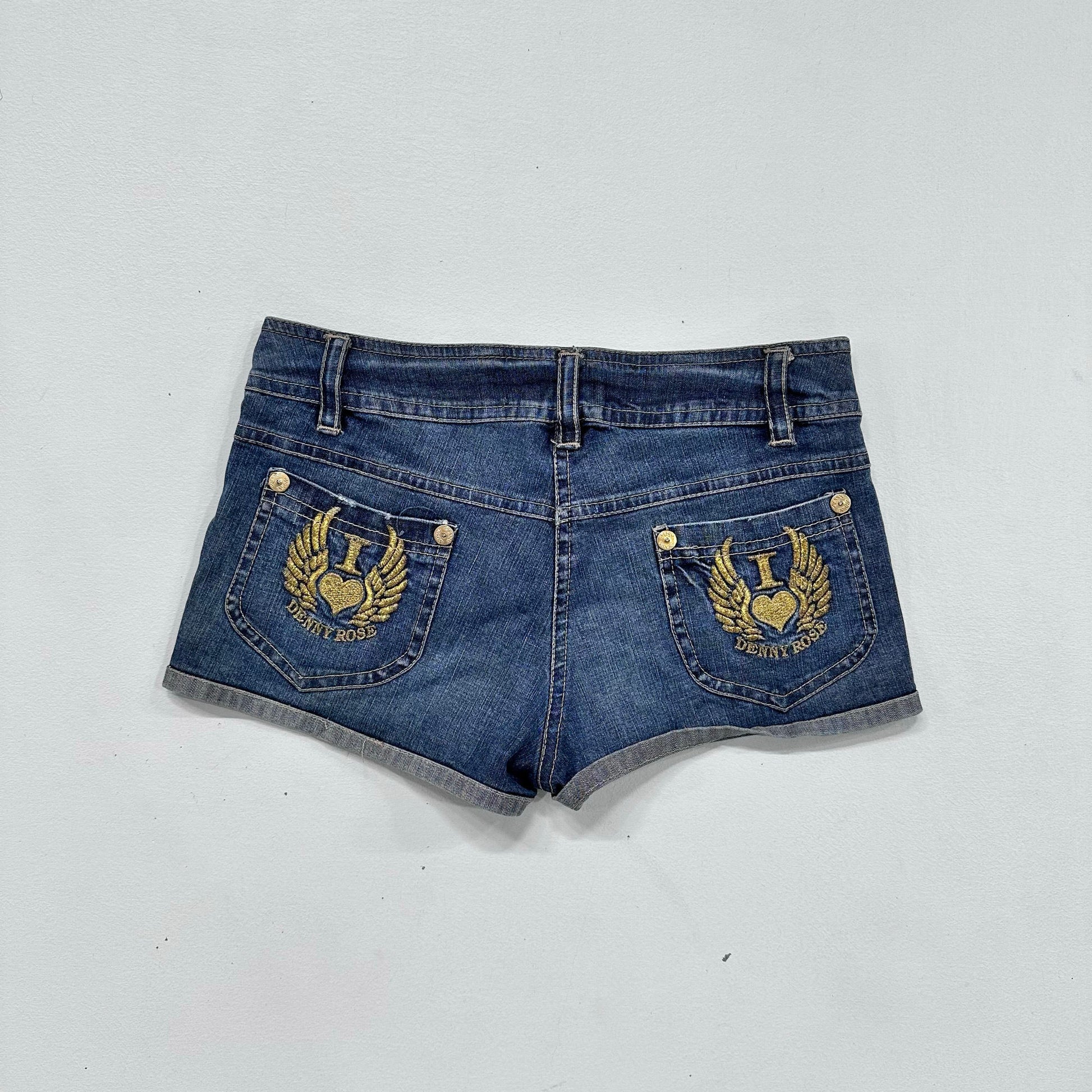 Y2K Low-Rise Denny Rose Shorts
