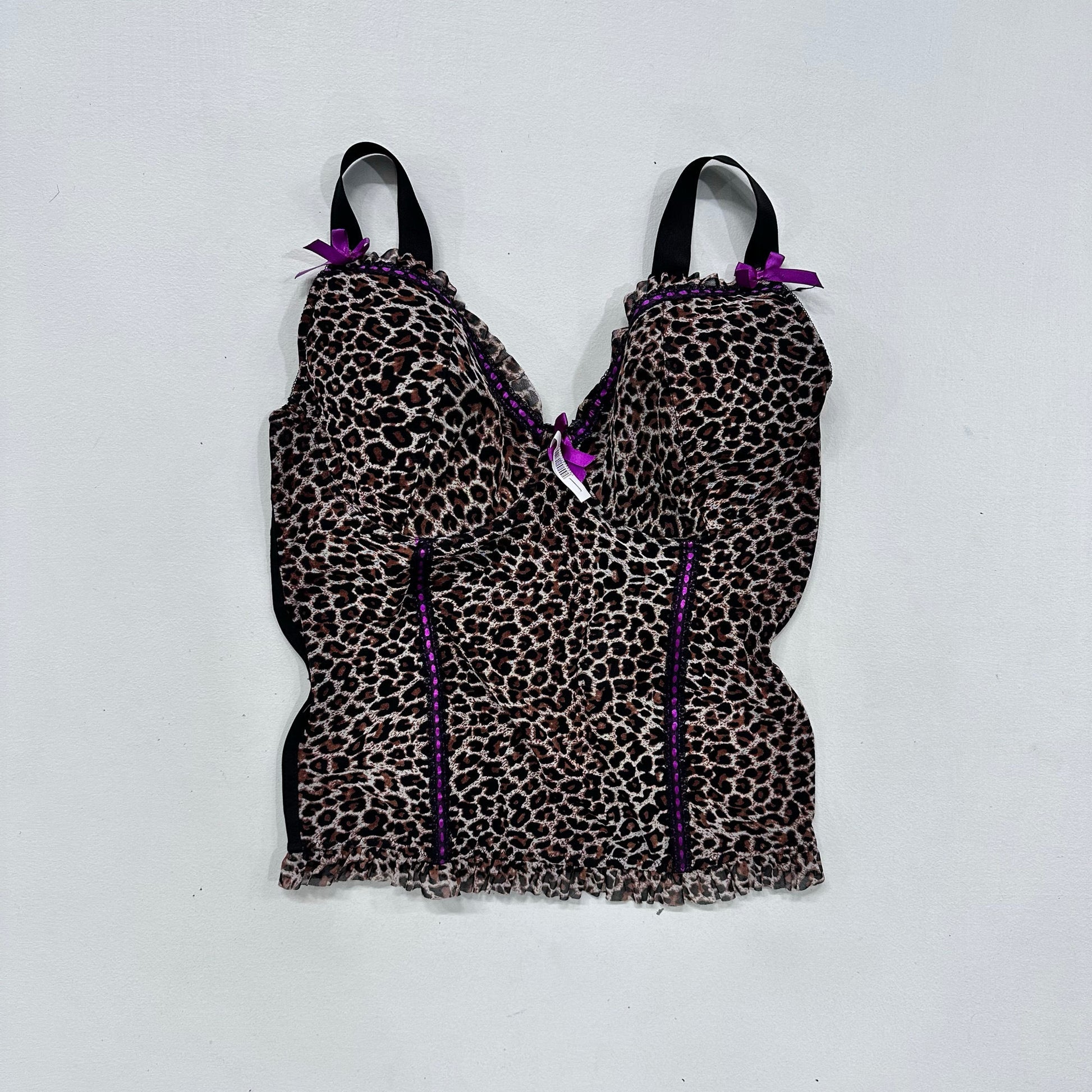 Y2K Animal Print Corset/Bustier