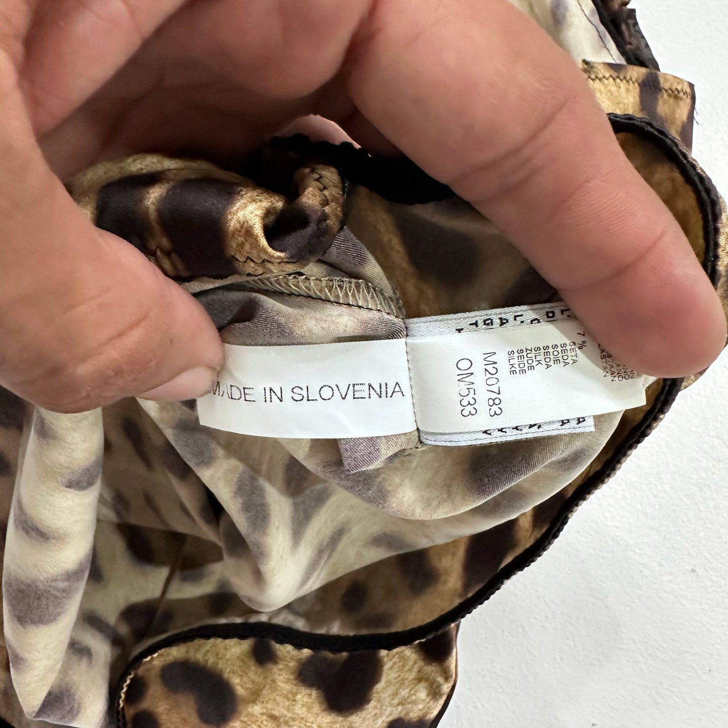 Y2K Animal Print Dolce & Gabbana Tank/Cami