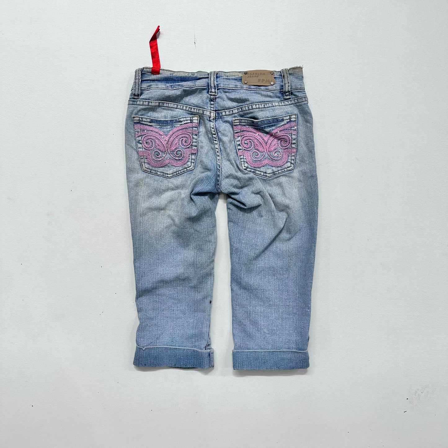 Y2K Butterfly Low-Rise Jeans
