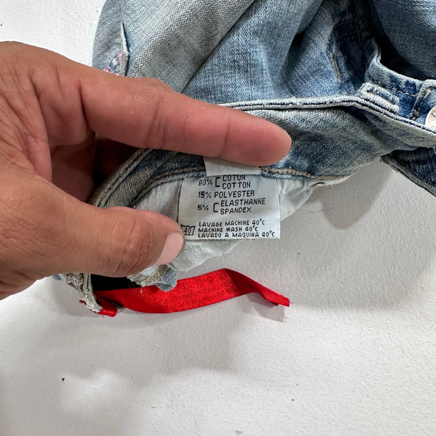 Y2K Butterfly Low-Rise Jeans