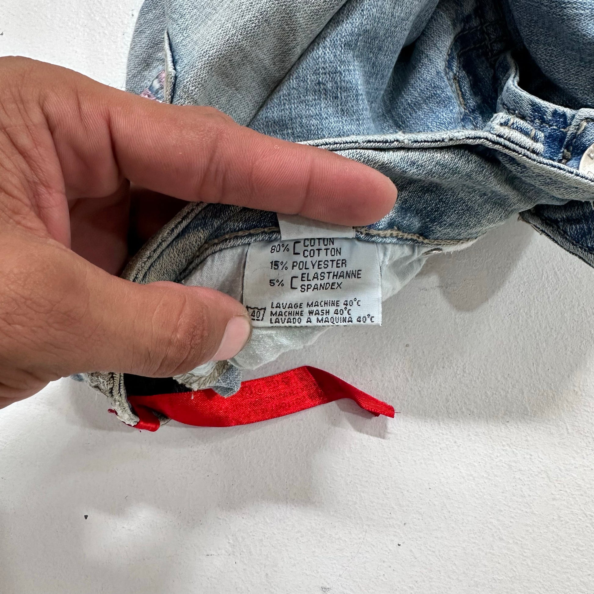 Y2K Butterfly Low-Rise Jeans