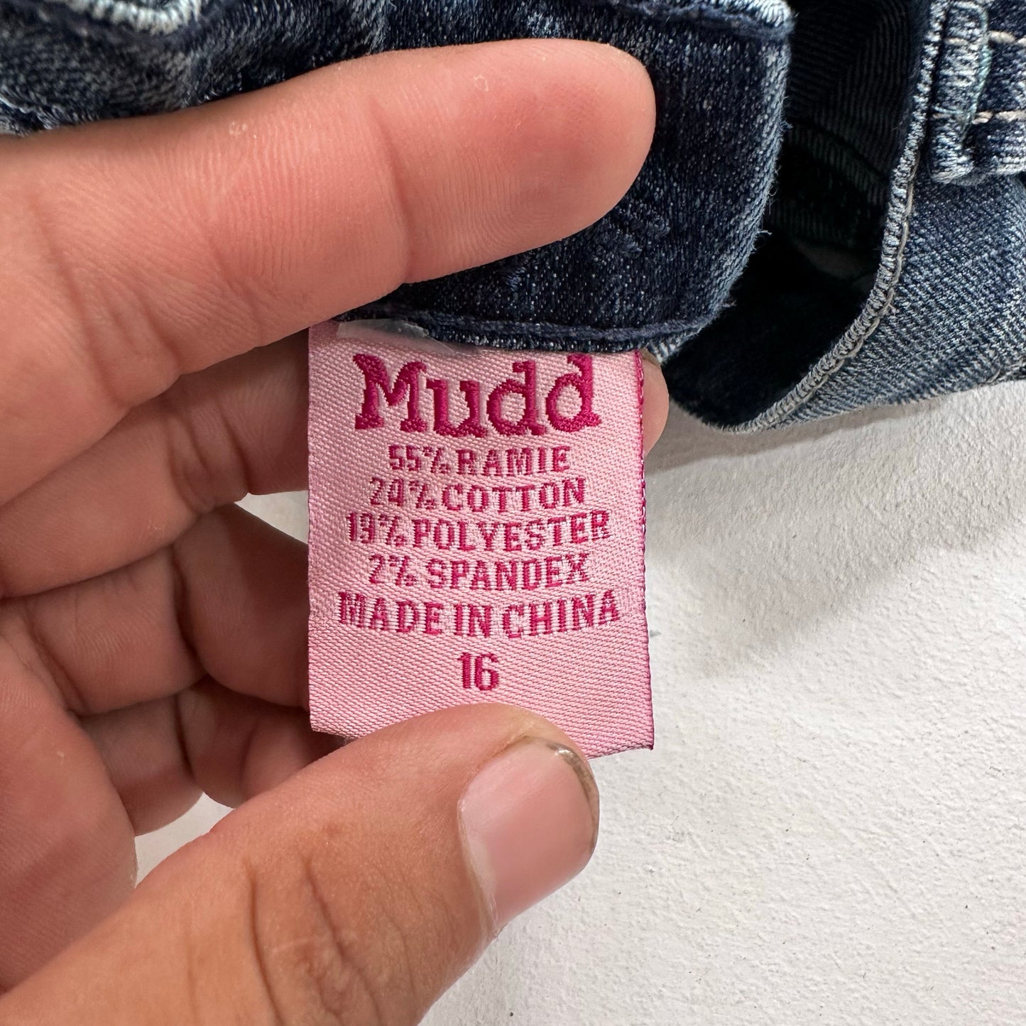 Y2K Butterfly Rhinestone Mudd Jeans