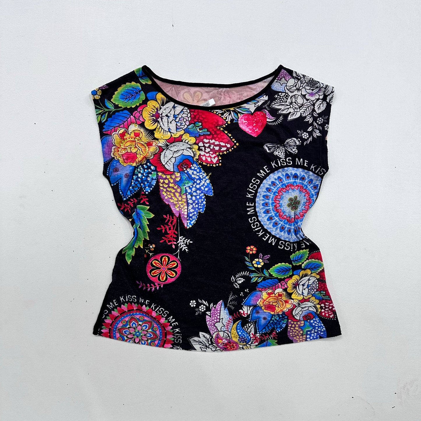 Y2K Printed Butterfly T-Shirt