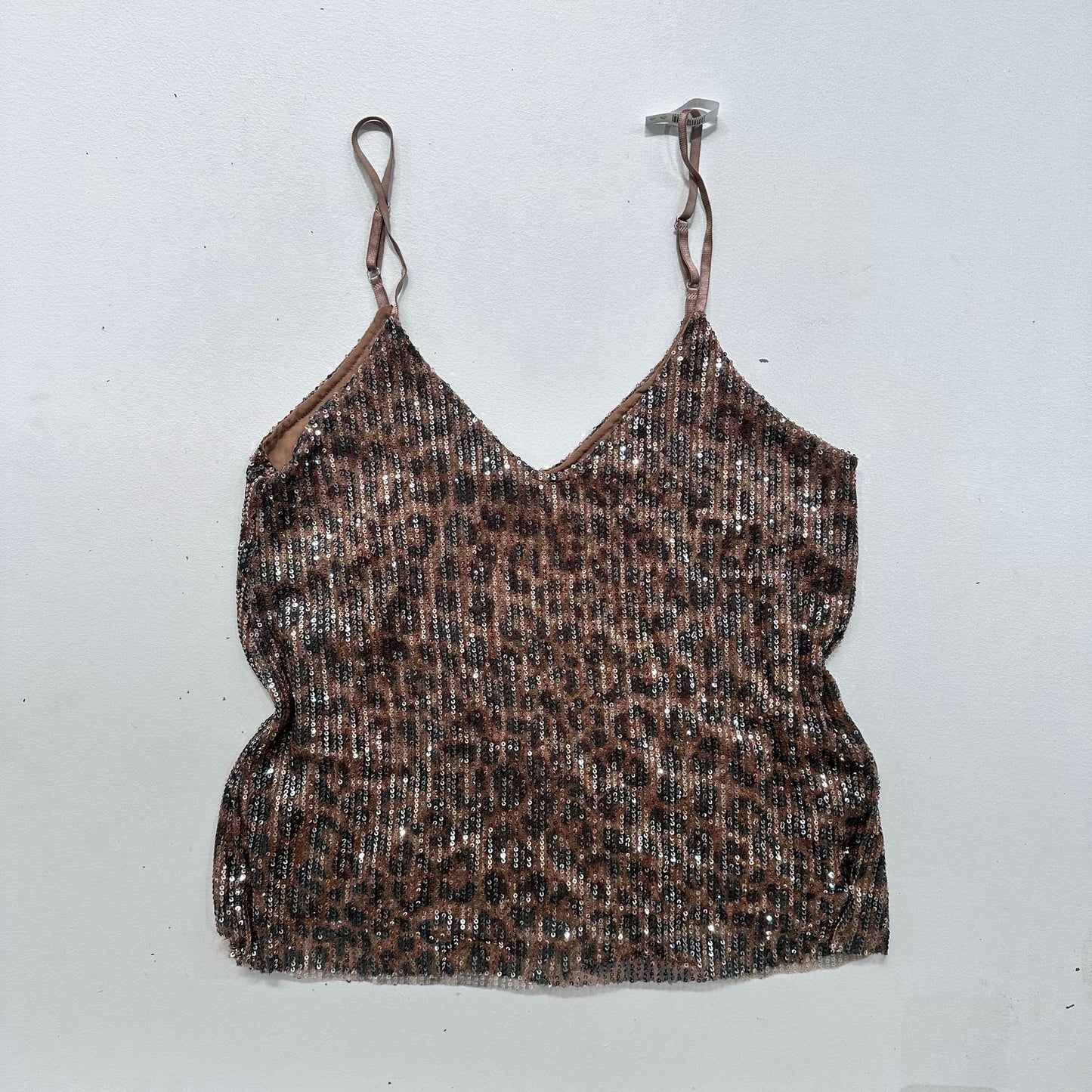 Italy Y2K Sequins Animal Print Tank/Cami