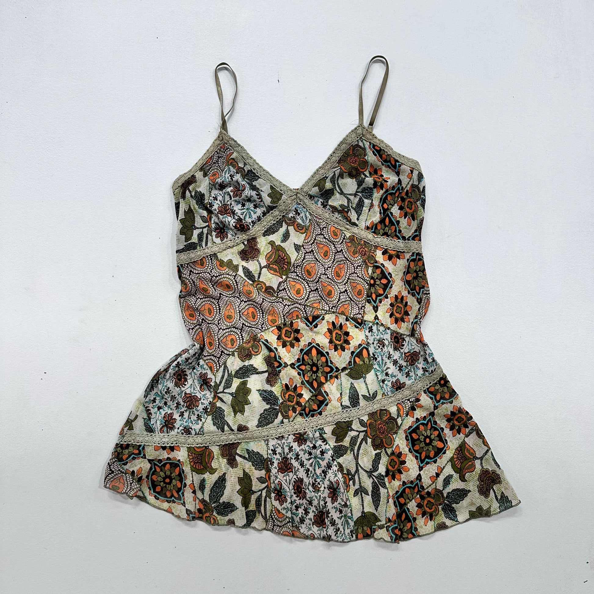 Boho Floral Paisley Lace Tank/Cami