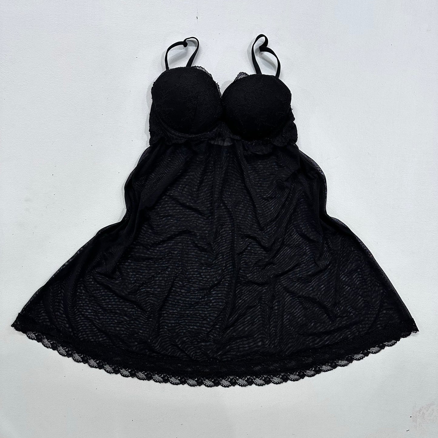 Feminine Ruffle Slip Dress