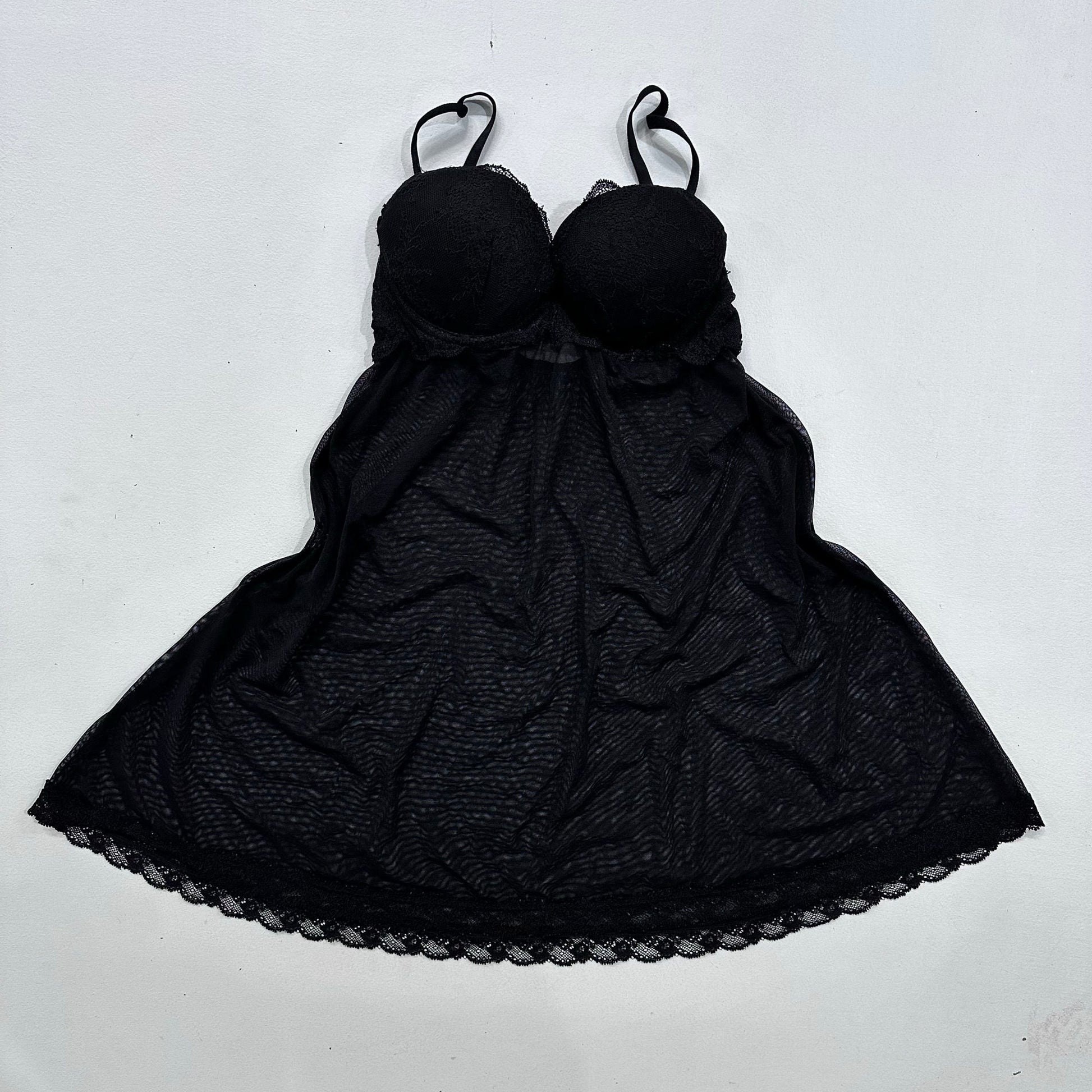 Feminine Ruffle Slip Dress