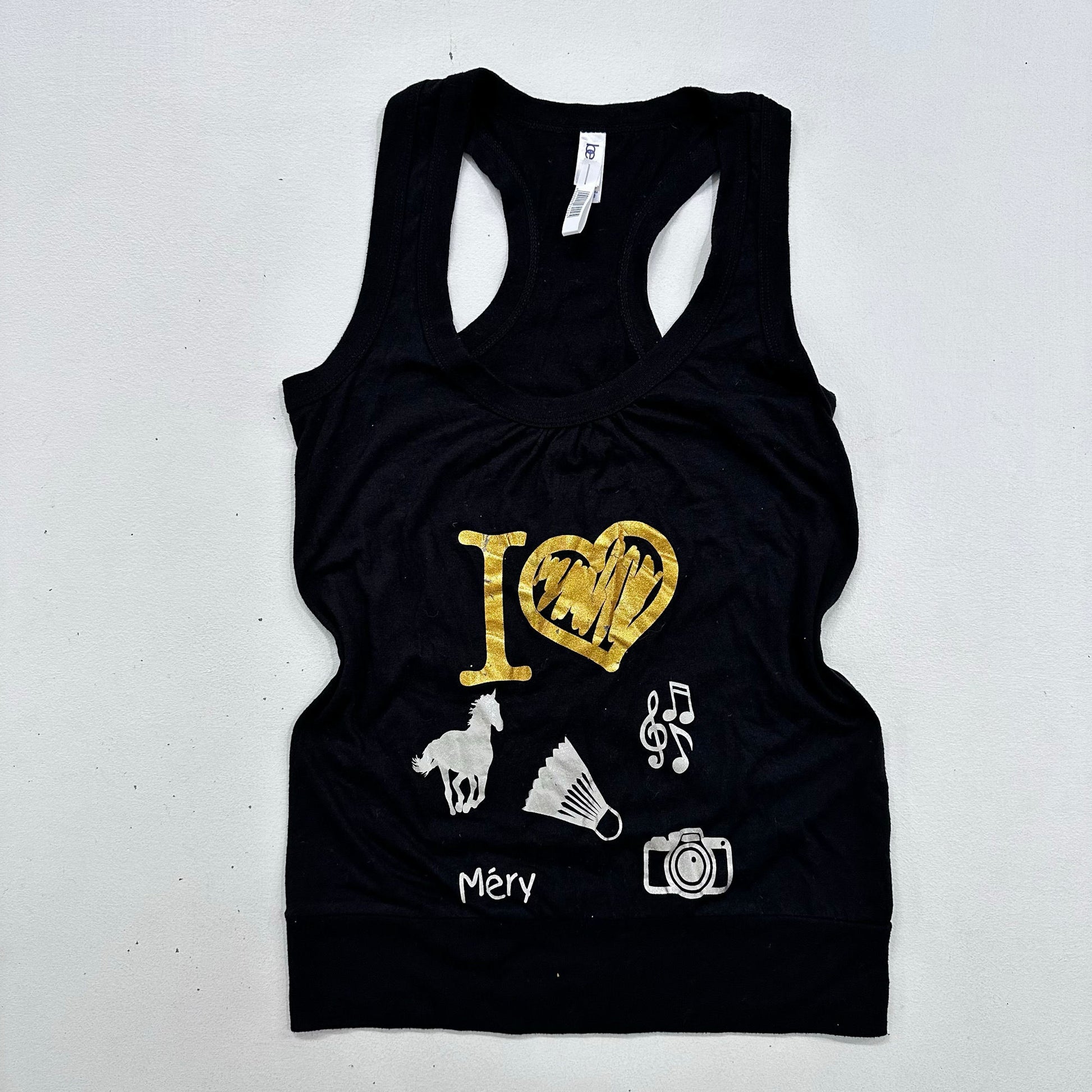 USA Y2K Metallic Printed Tank/Cami