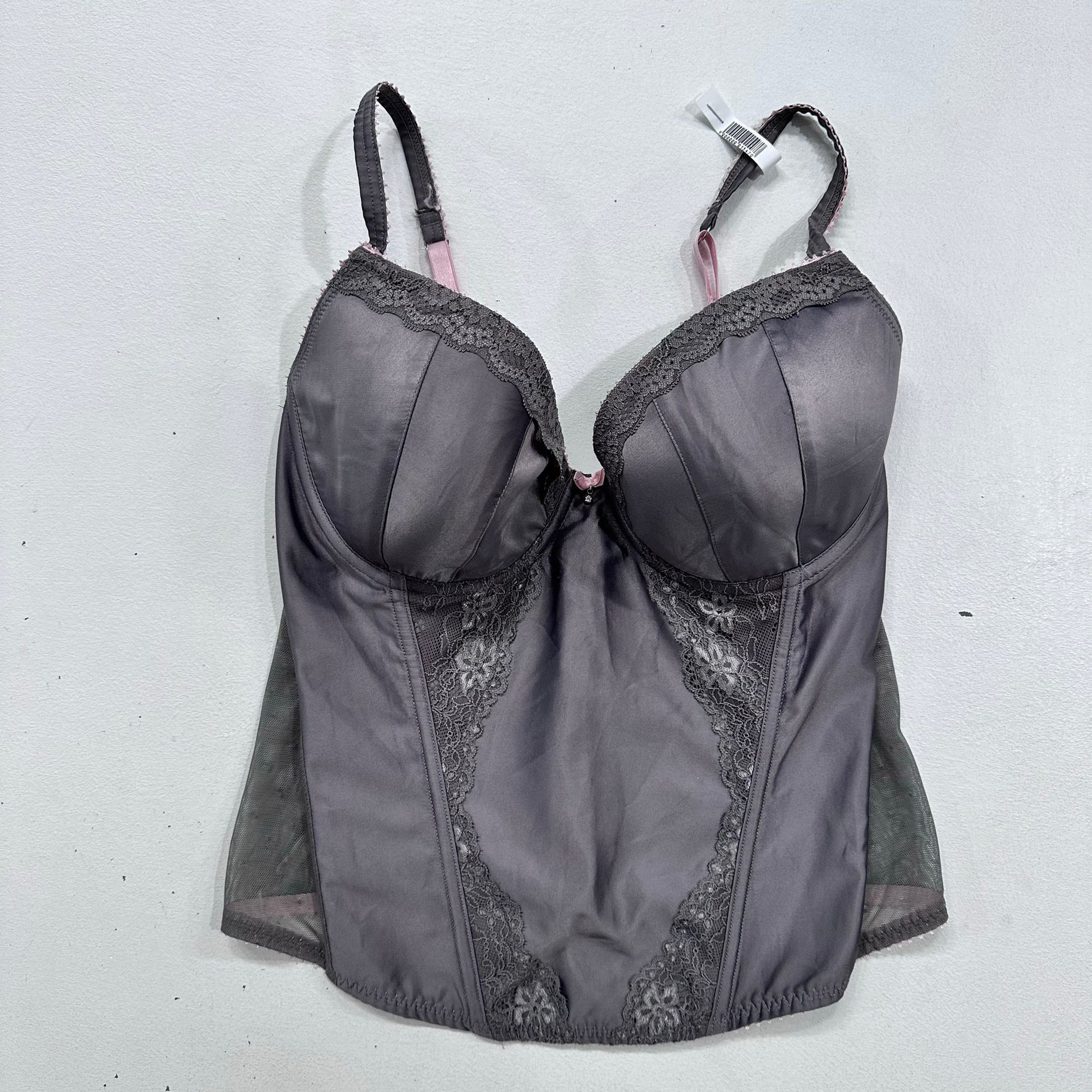 Feminine Satin Bow Corset/Bustier