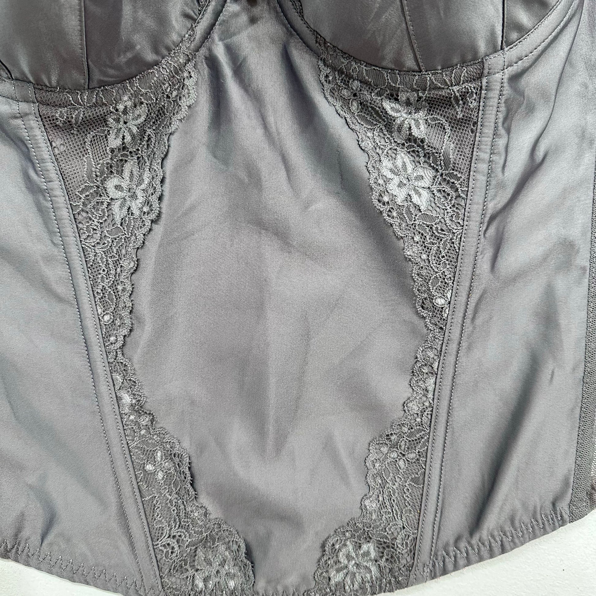 Feminine Satin Bow Corset/Bustier