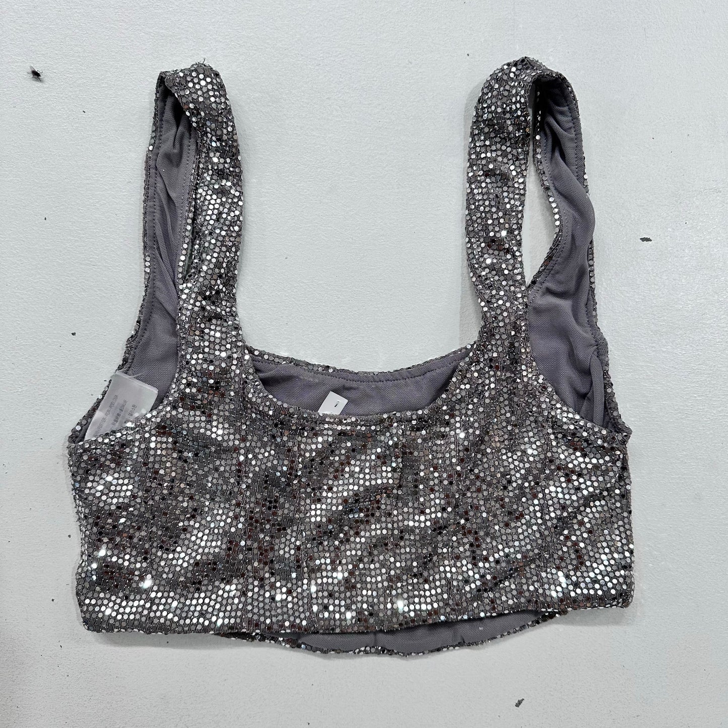 Y2K Sequins Crop Top