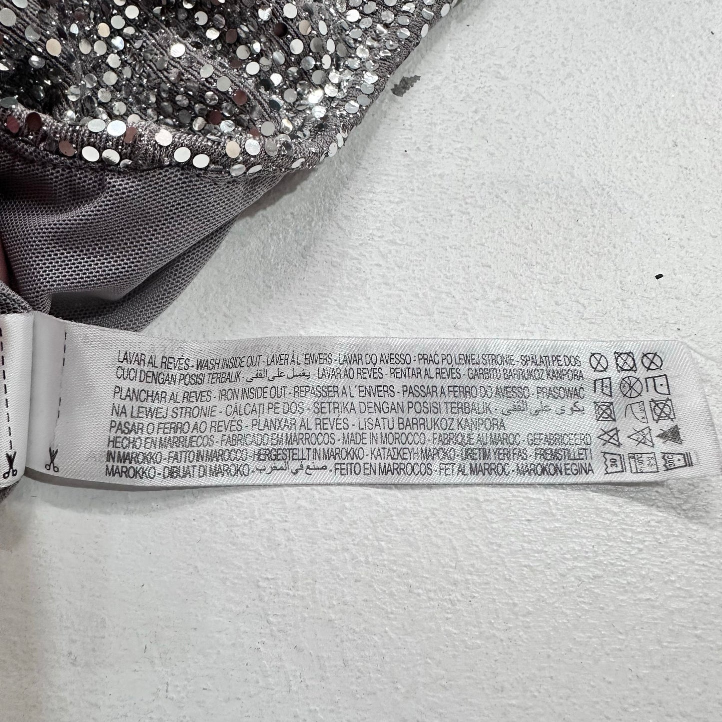 Y2K Sequins Crop Top