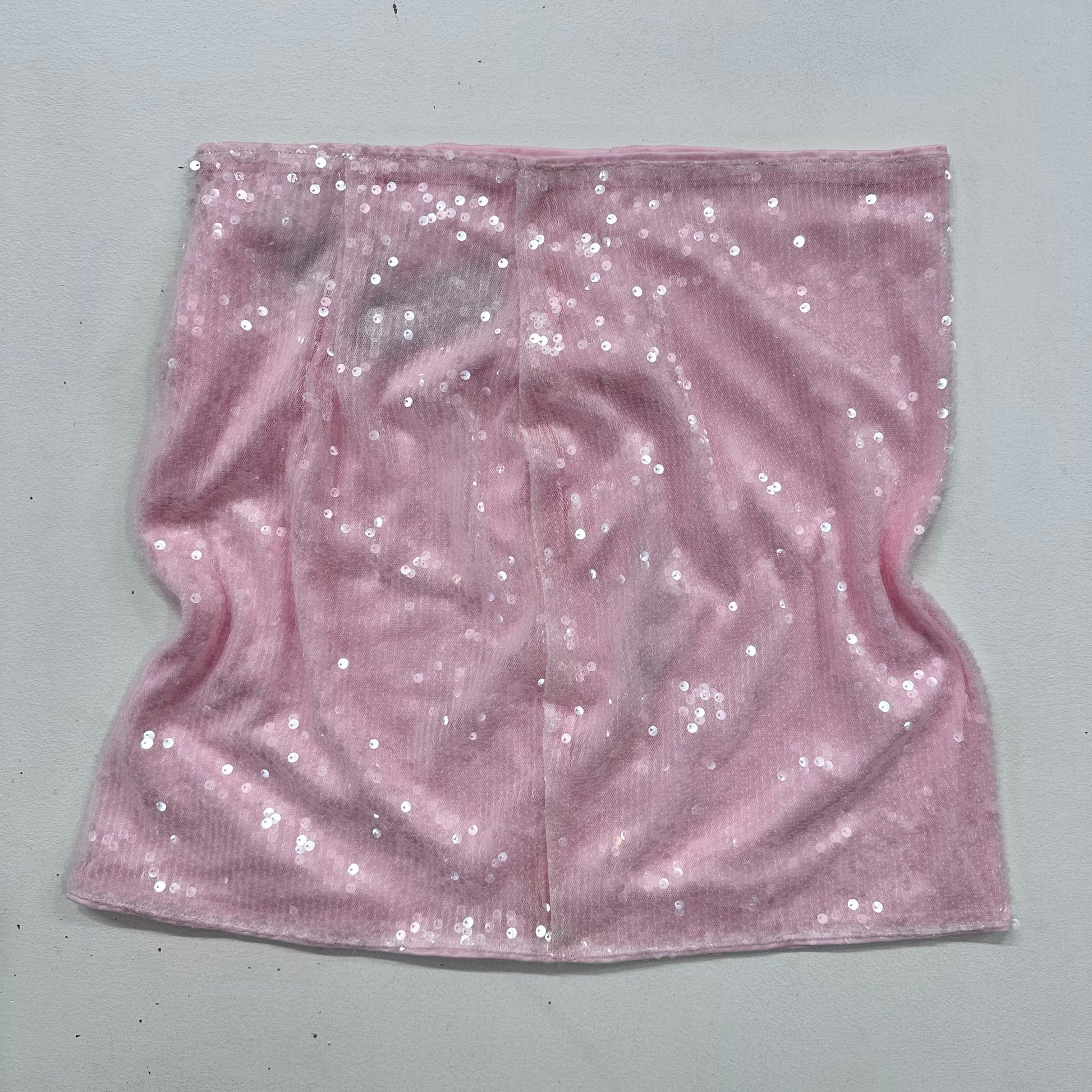 Y2K Sequins Tube Top