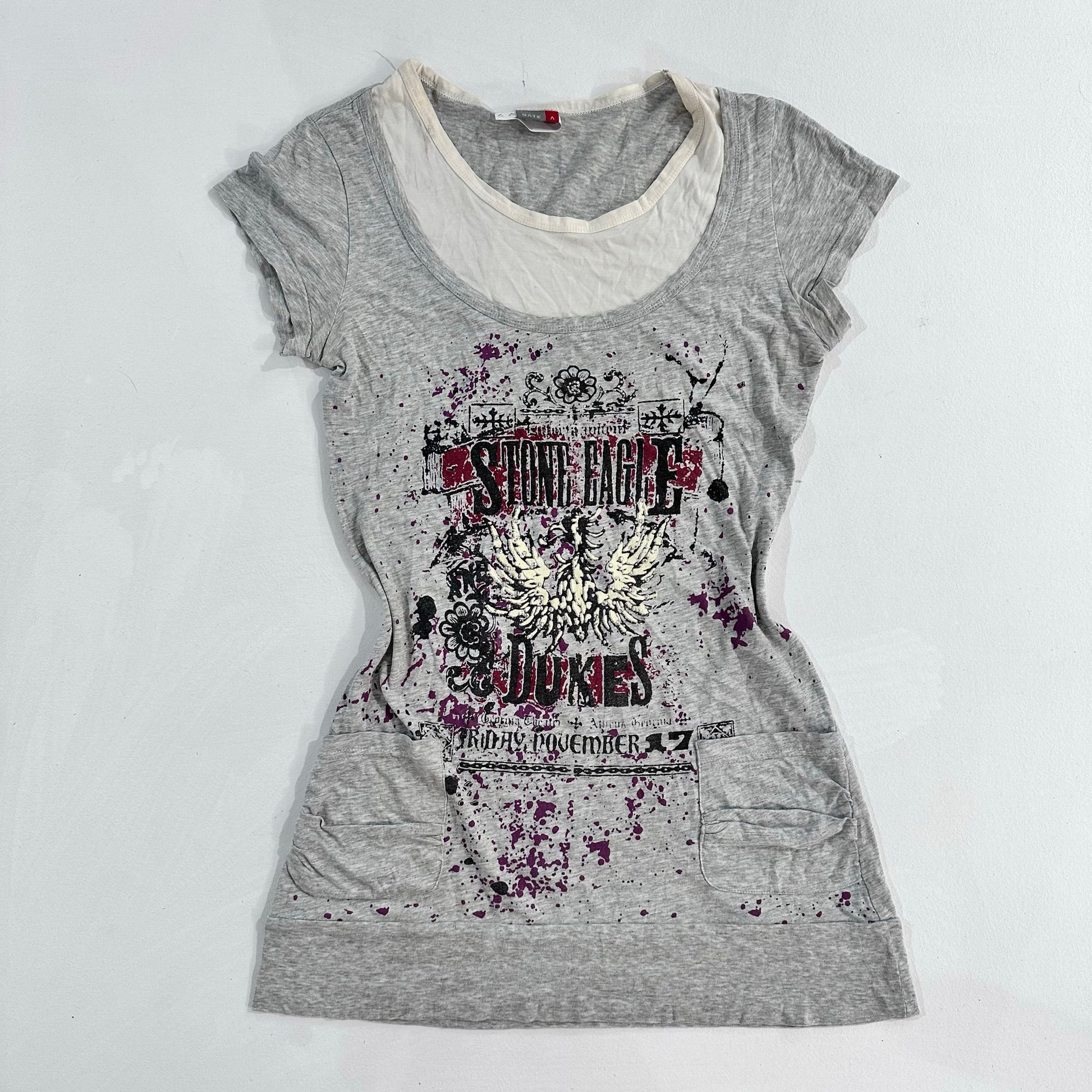 Y2K Printed Rhinestone T-Shirt