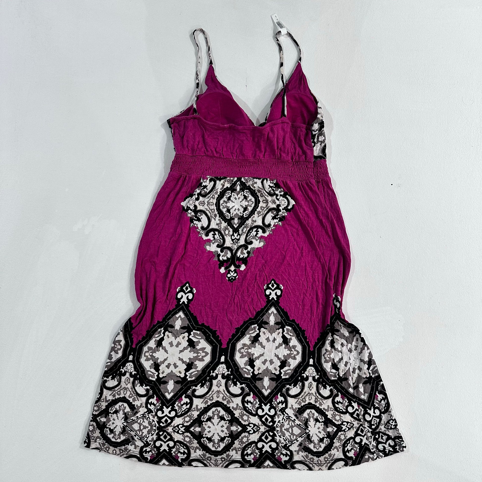 Y2K Printed Rhinestone Dress
