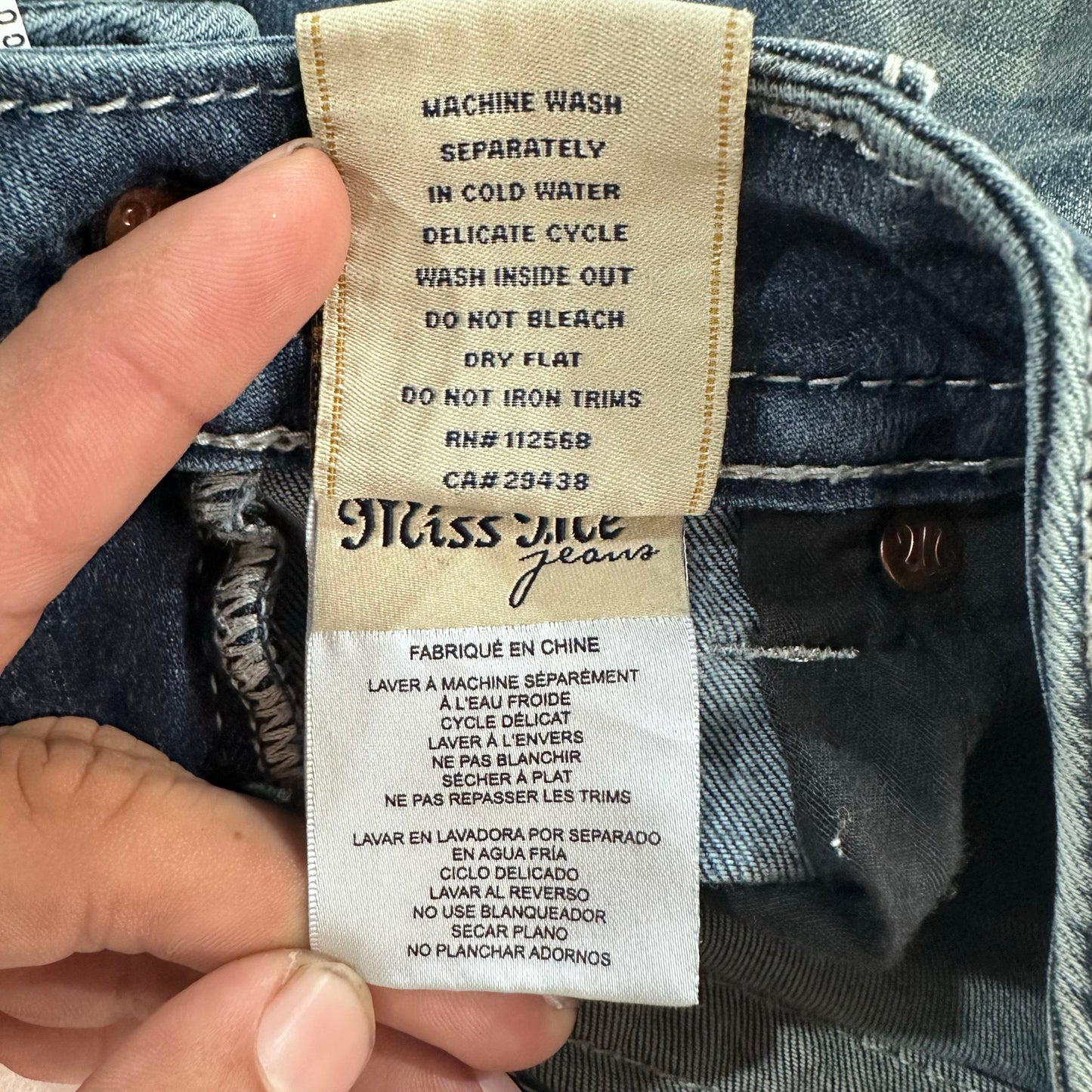 Y2K Rhinestone Sequins Miss Me Shorts