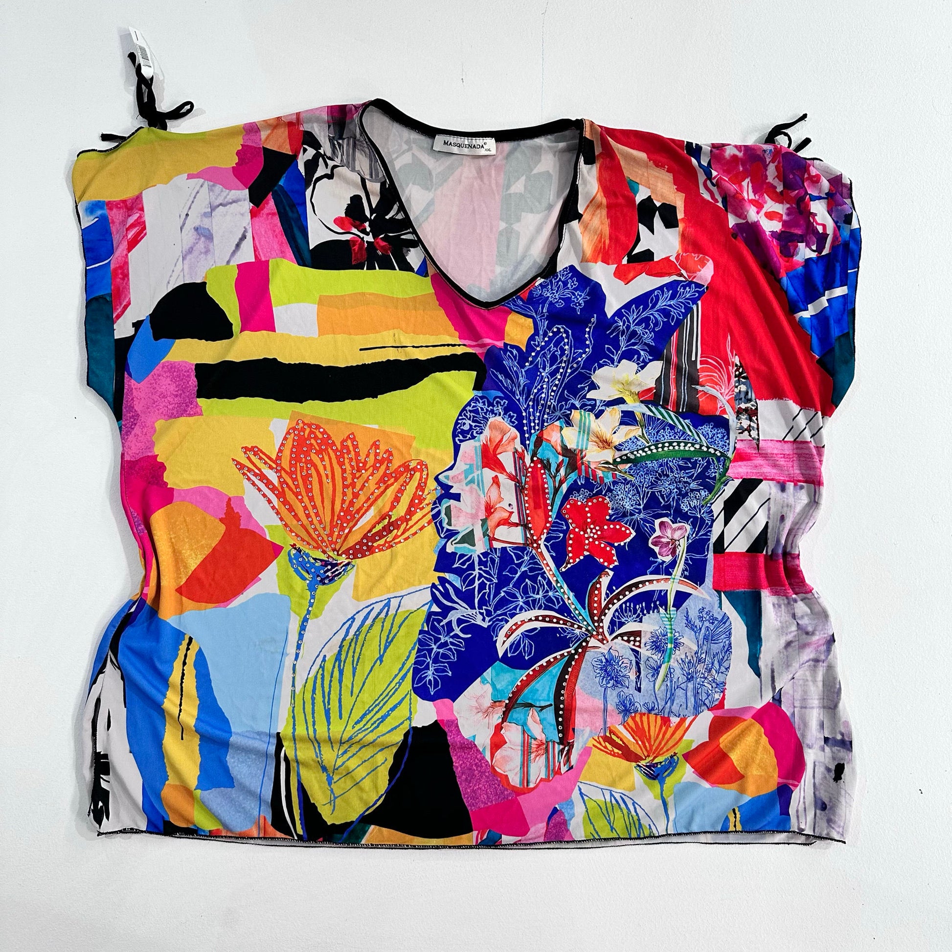 South Korea Boho Floral Masquenada Blouse