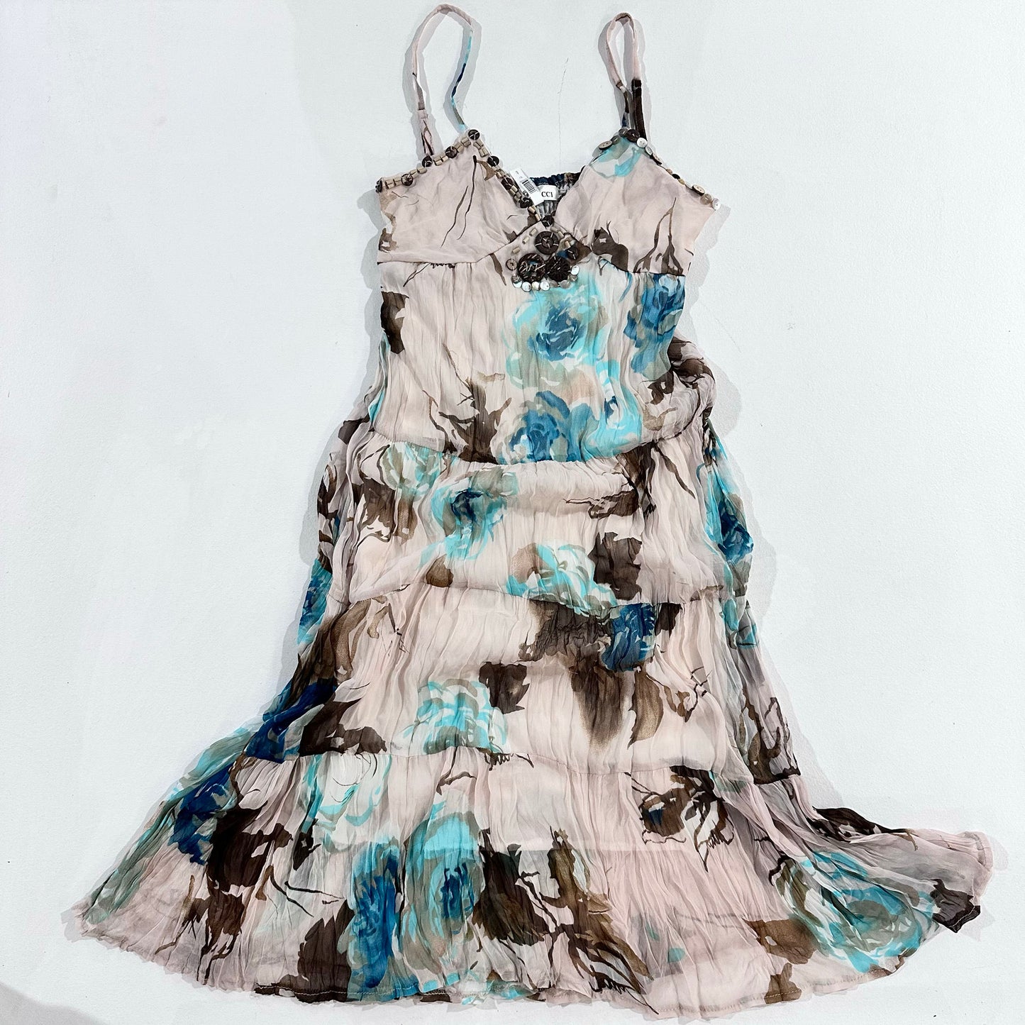 Boho Floral Tiered Dress