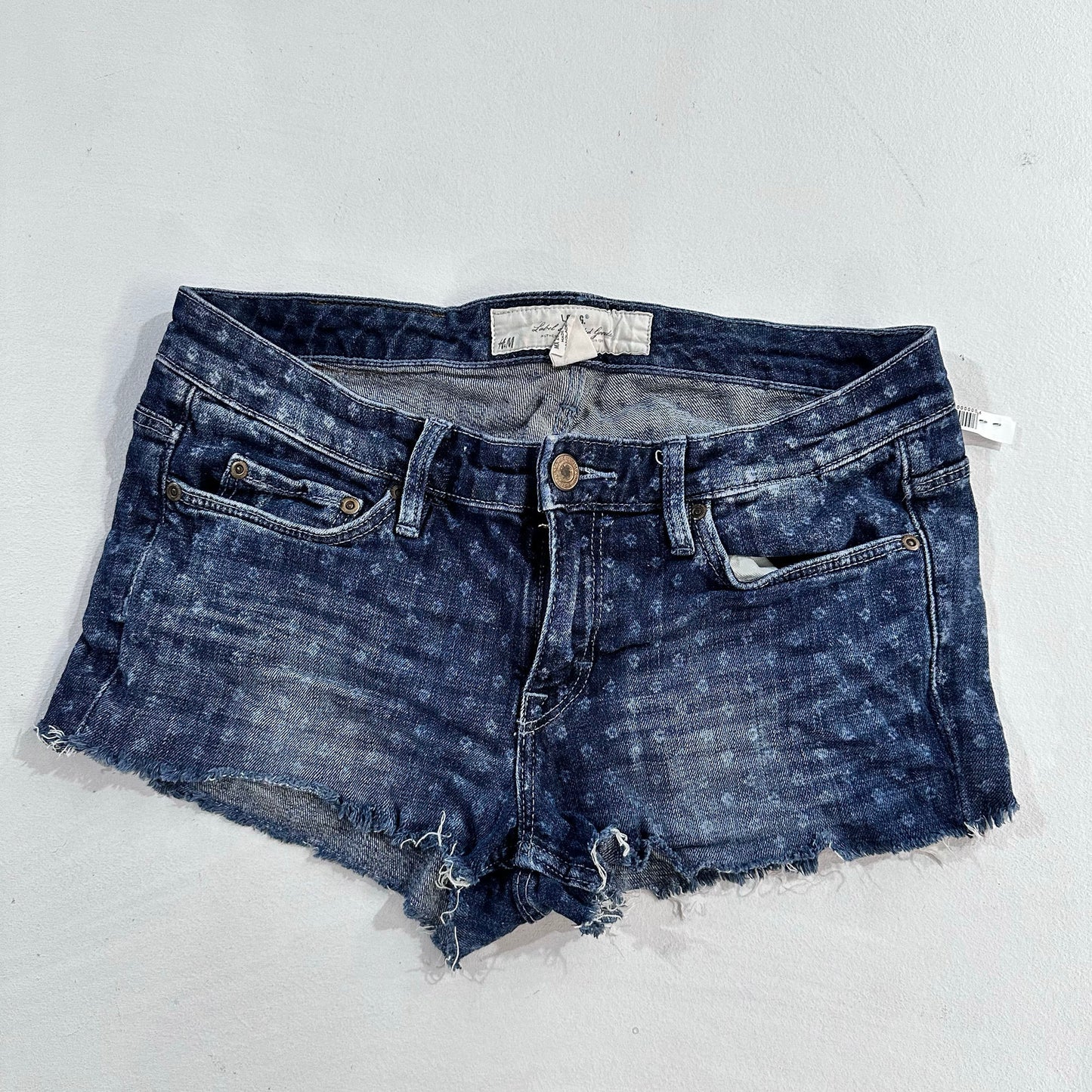 Y2K Printed Low-Rise Shorts
