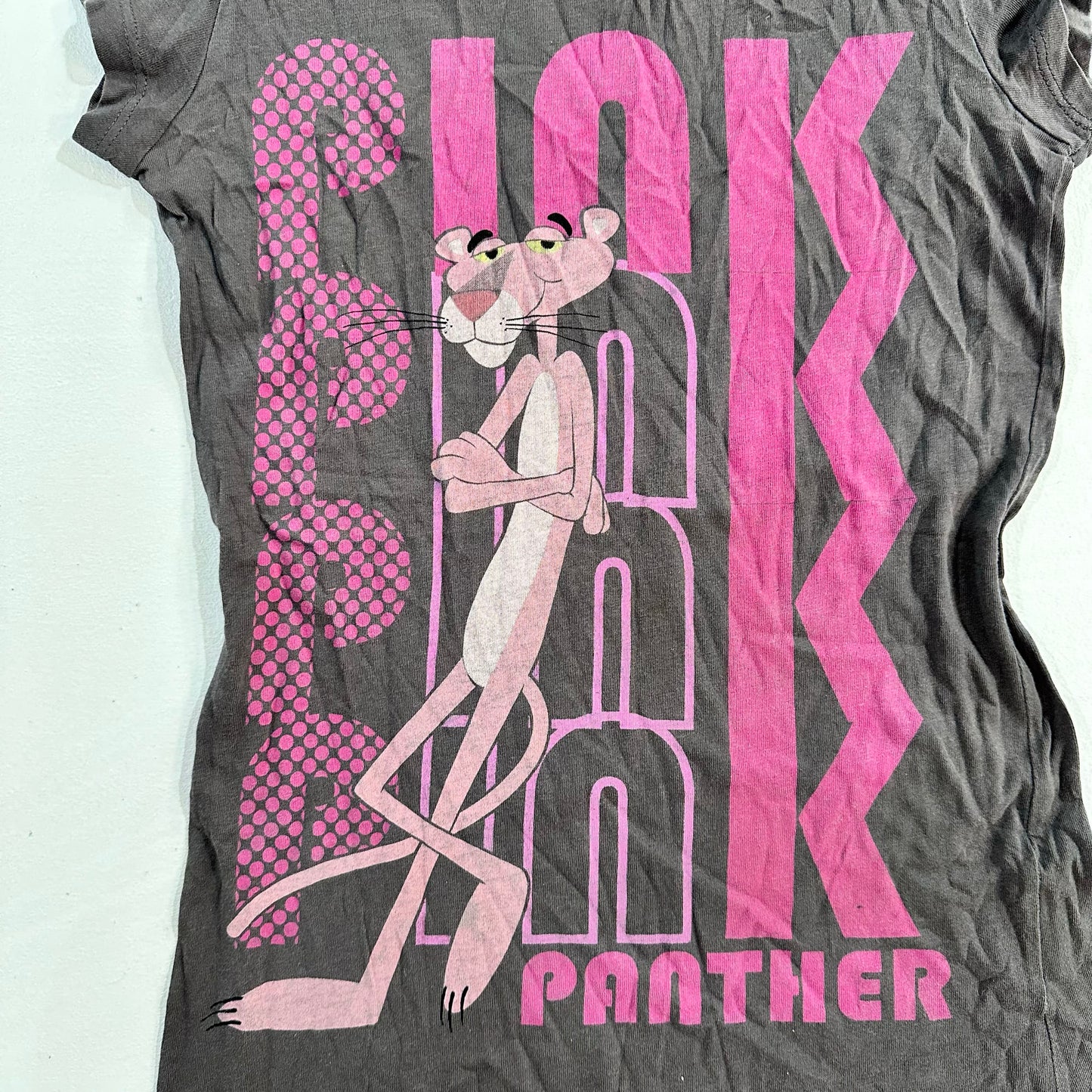 Y2K Printed Pink Panther T-Shirt