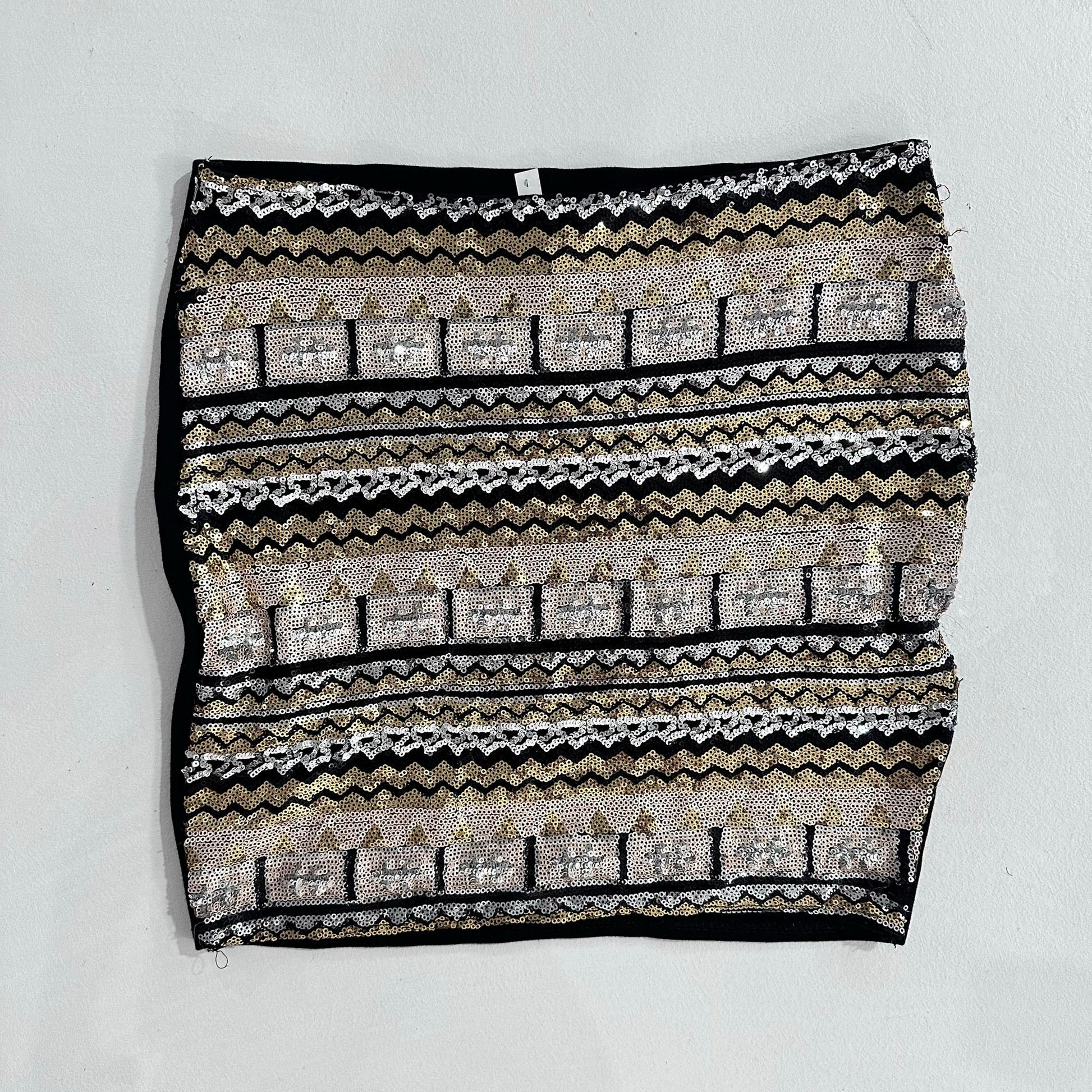 Y2K Sequins Skirt