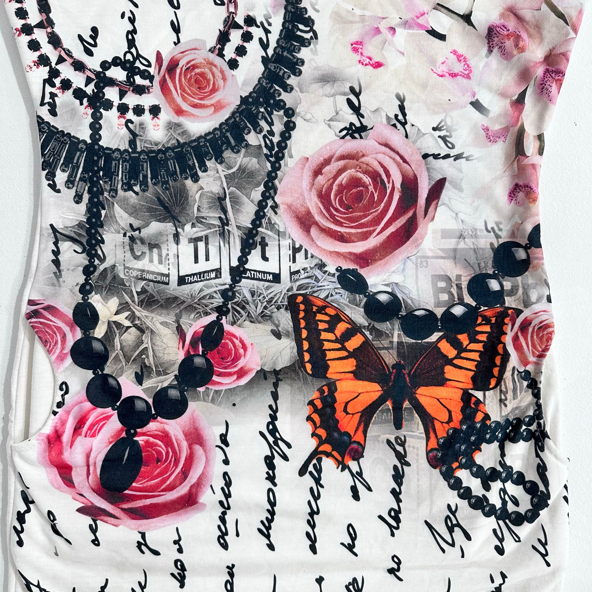 Italy Y2K Butterfly Printed Dress