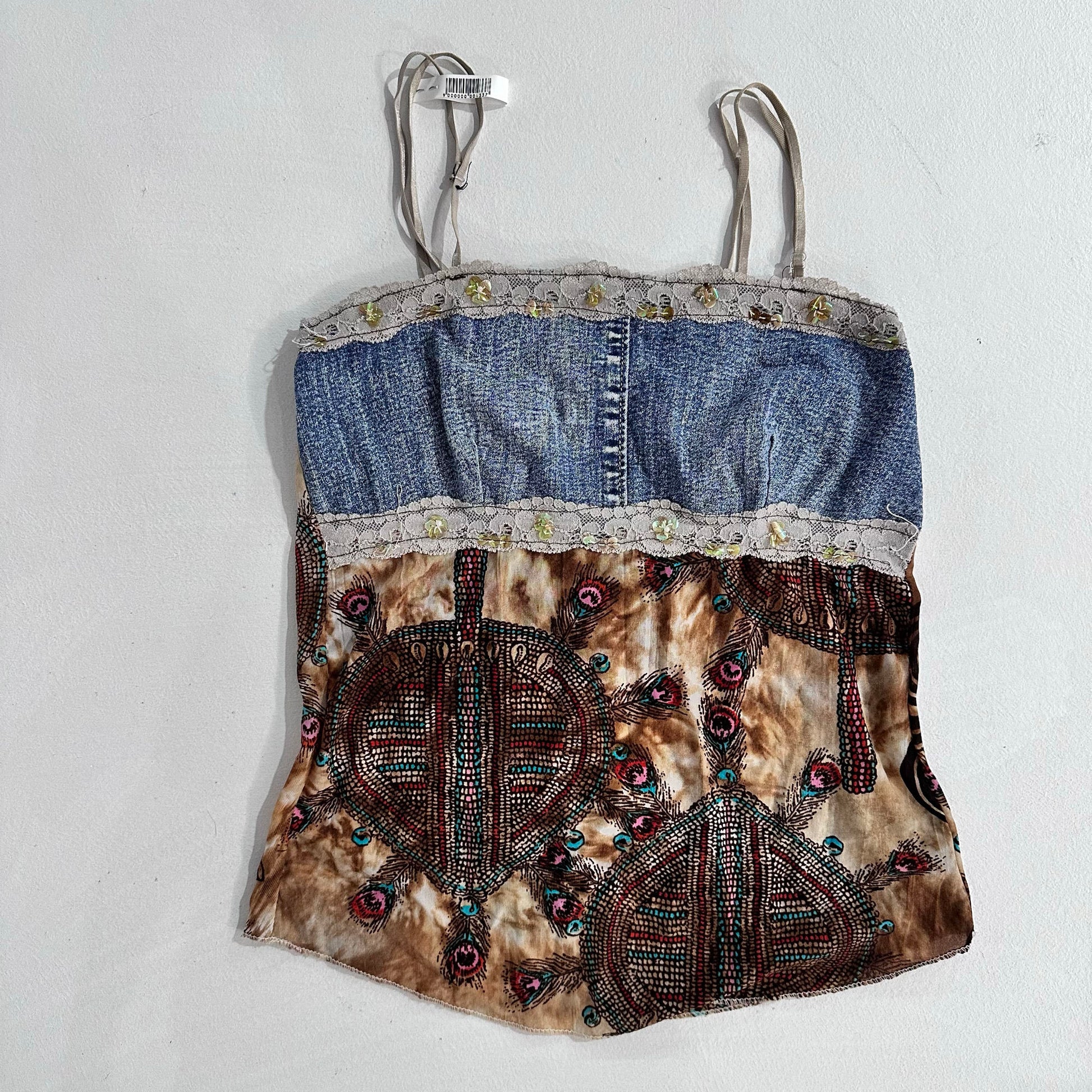 Y2K Sequins Printed Tank/Cami