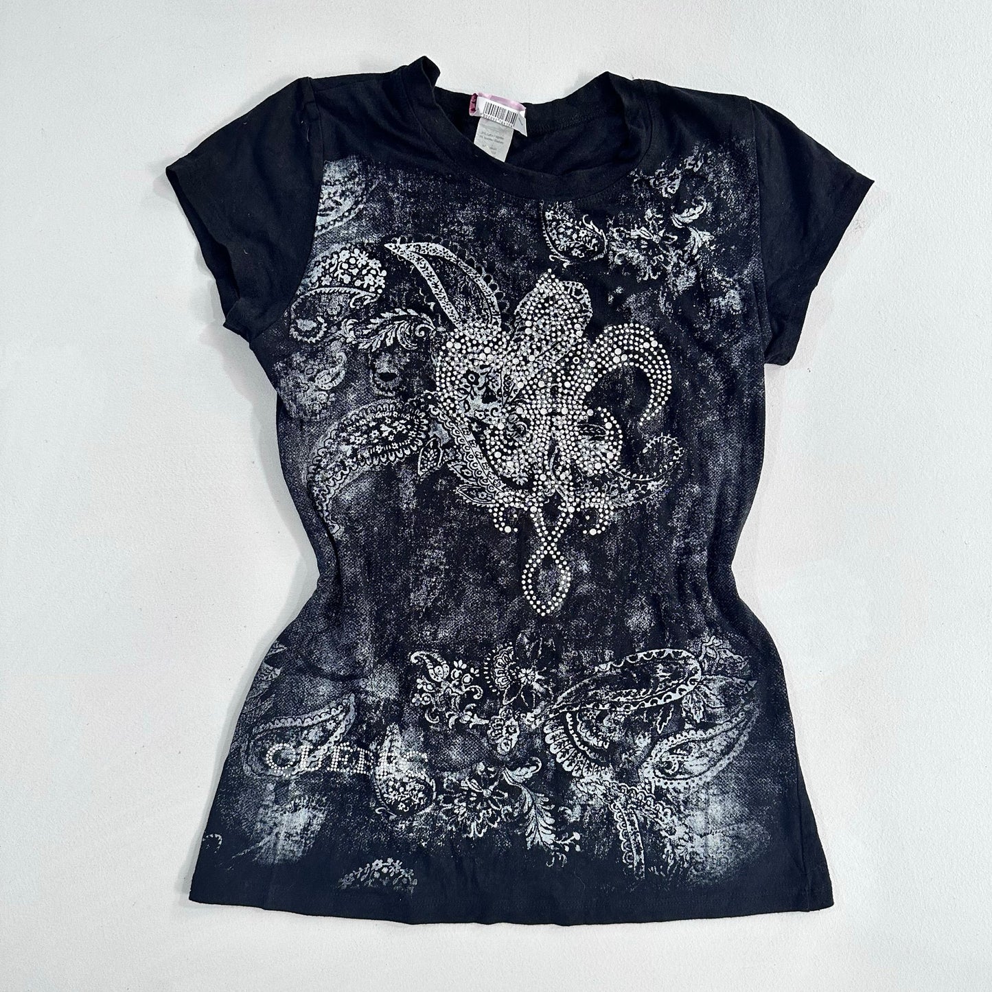 USA Y2K Rhinestone Printed T-Shirt