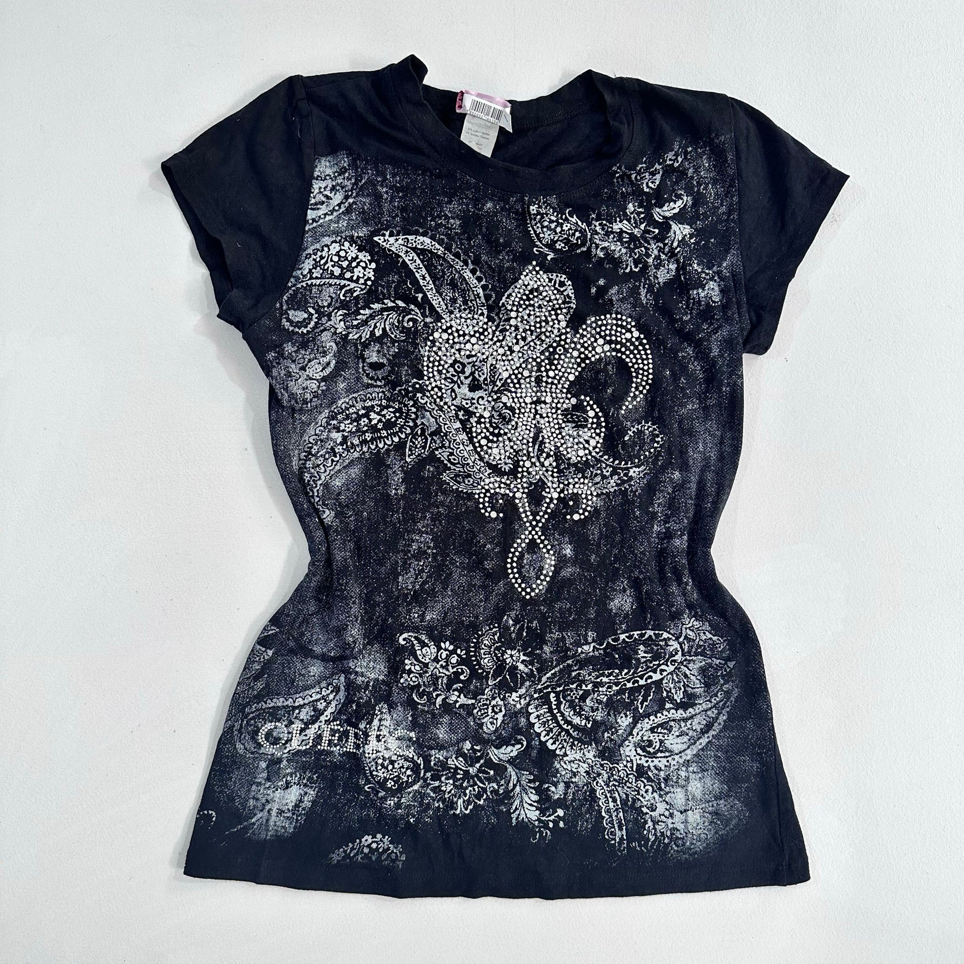 USA Y2K Rhinestone Printed T-Shirt