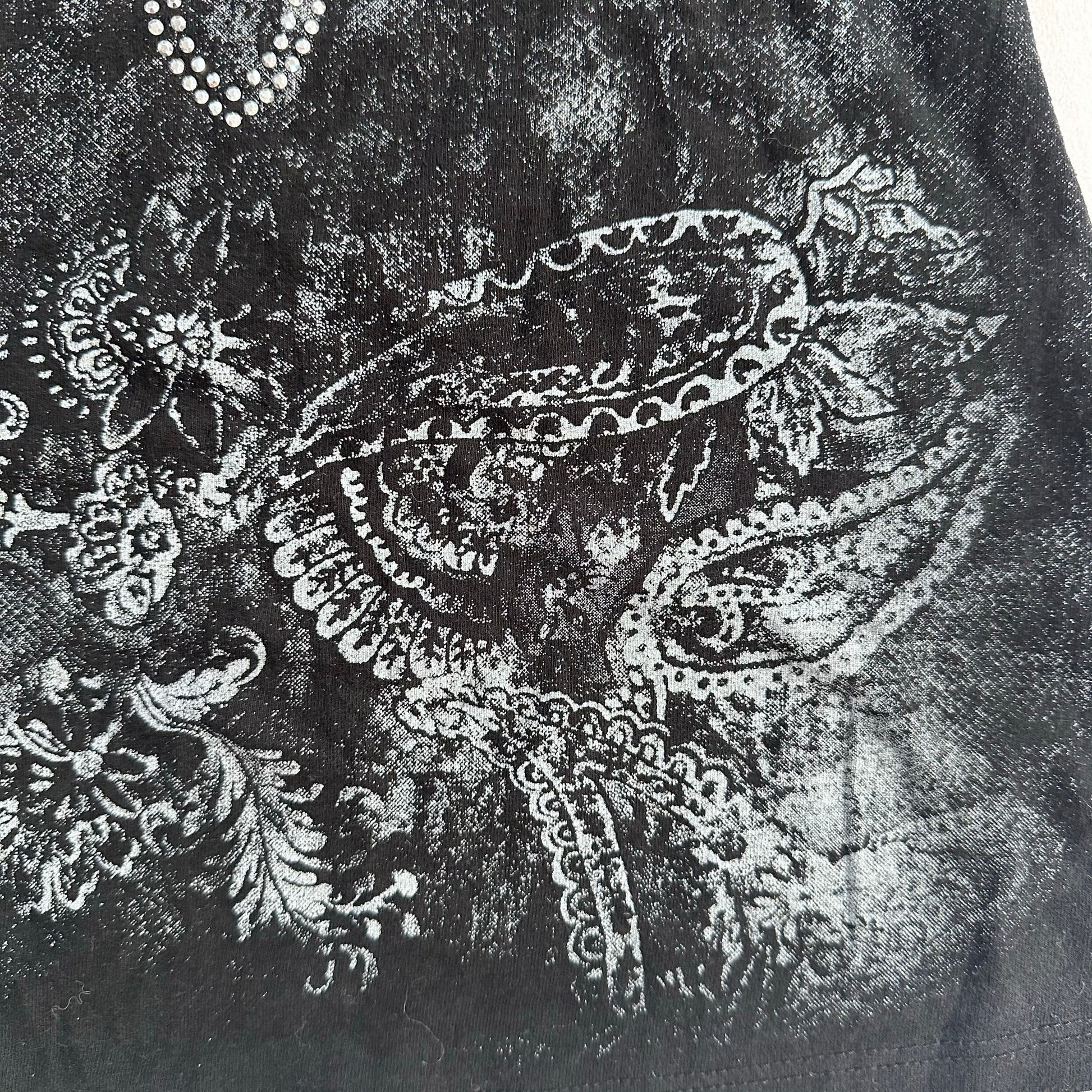 USA Y2K Rhinestone Printed T-Shirt