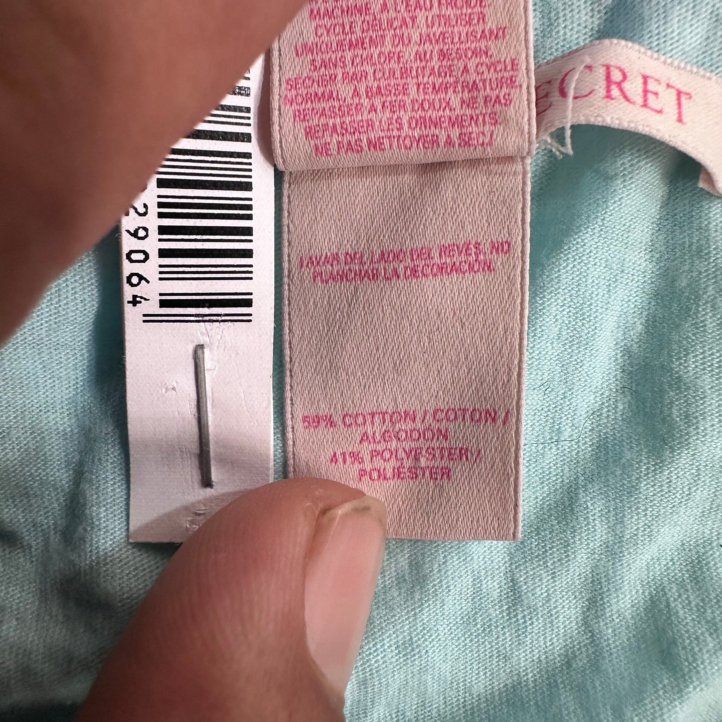 Y2K Printed Metallic Victoria's Secret T-Shirt