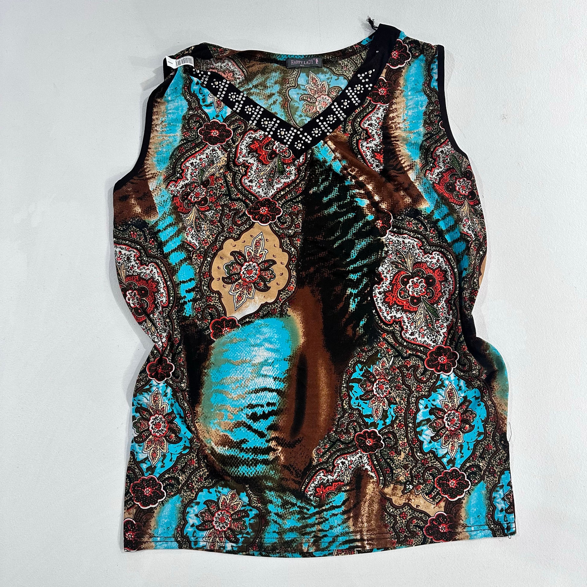 Y2K Rhinestone Printed Tank/Cami