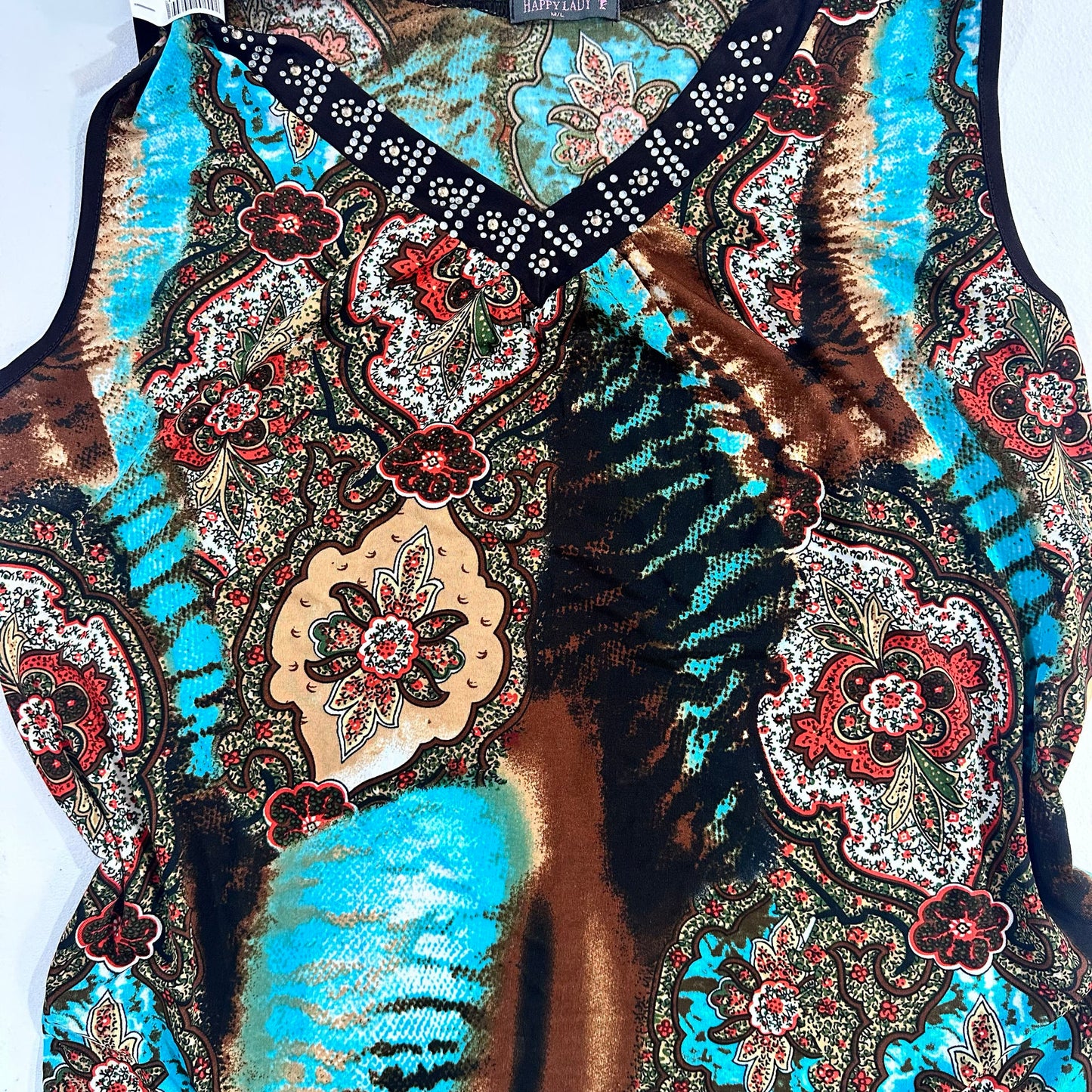 Y2K Rhinestone Printed Tank/Cami