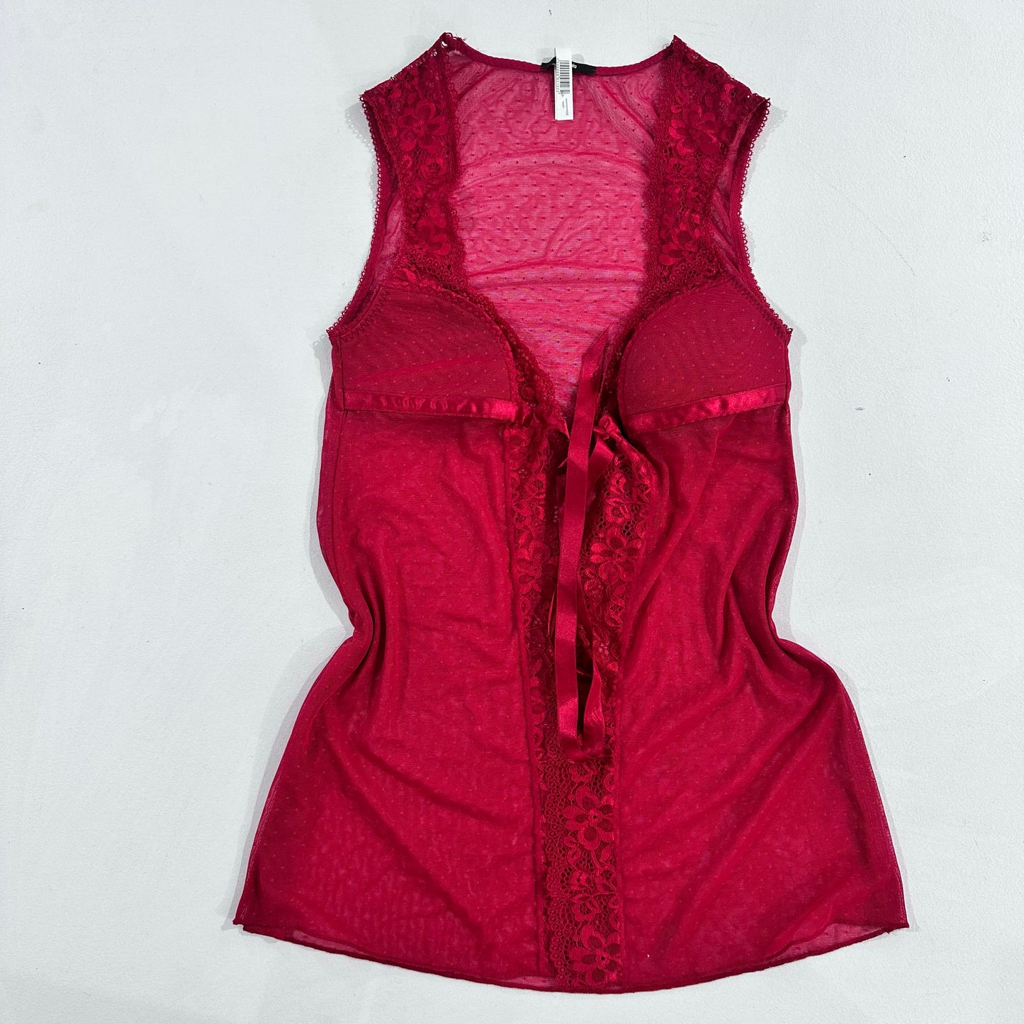 Feminine Bow Satin Tank/Cami