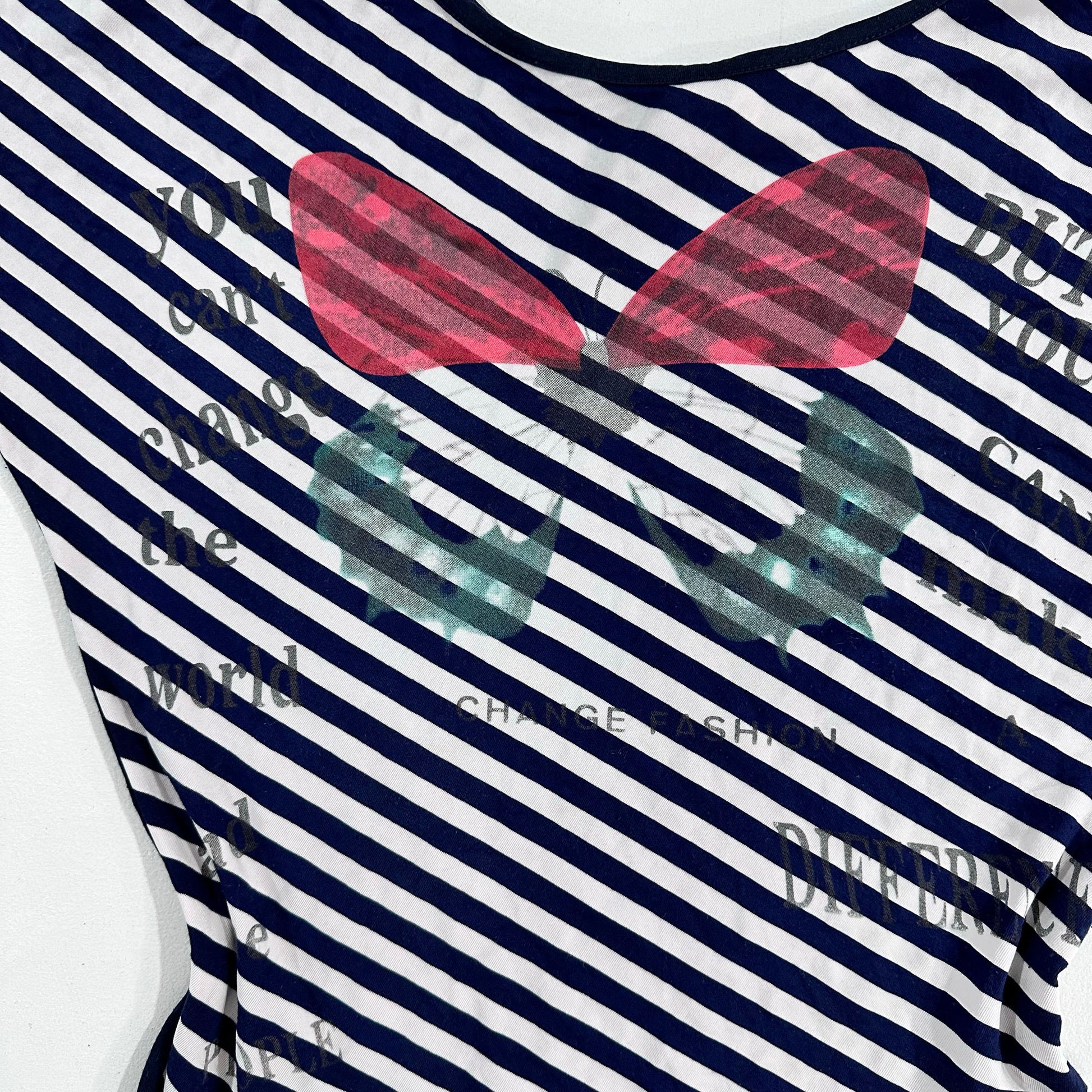 Turkey Y2K Butterfly Printed T-Shirt