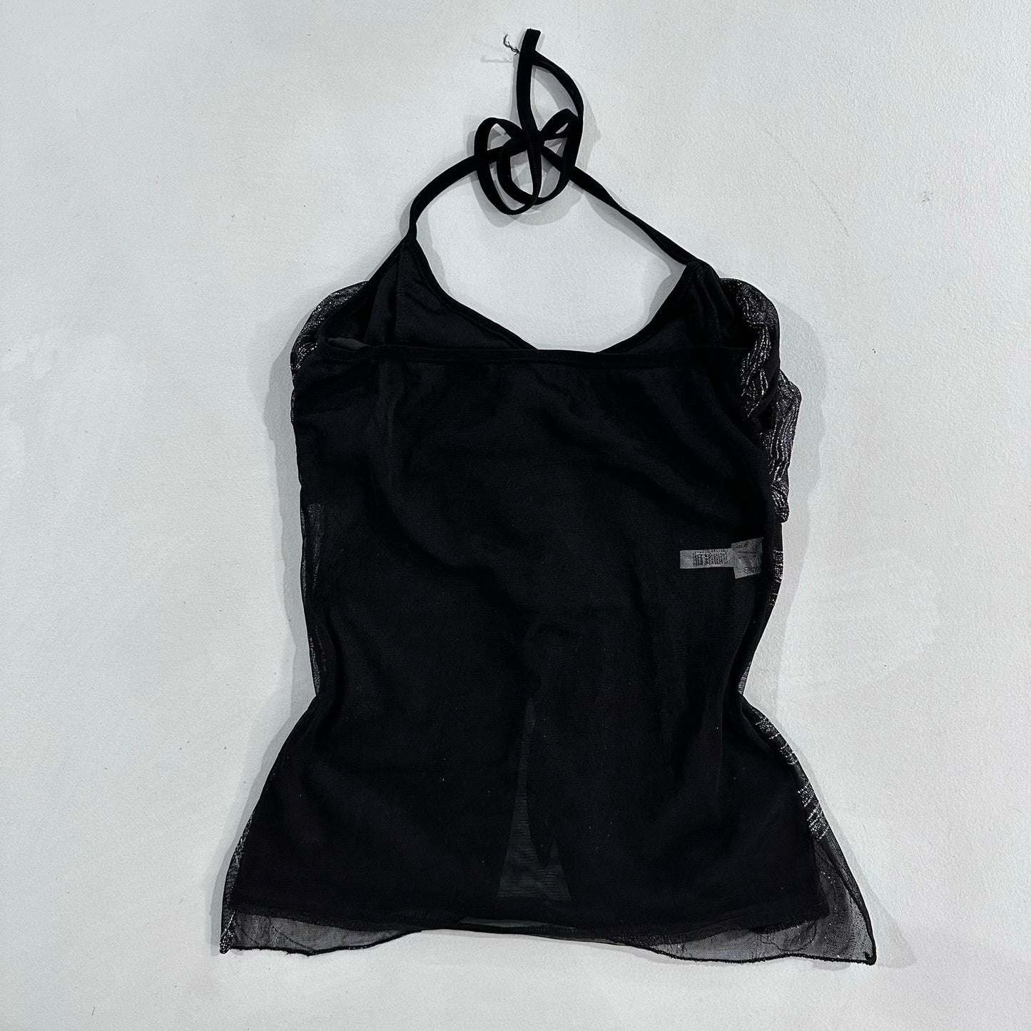 France Y2K Mesh Metallic Tank/Cami