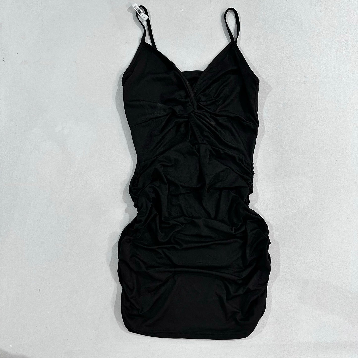 Baddie Ruched Mini Bodycon Dress