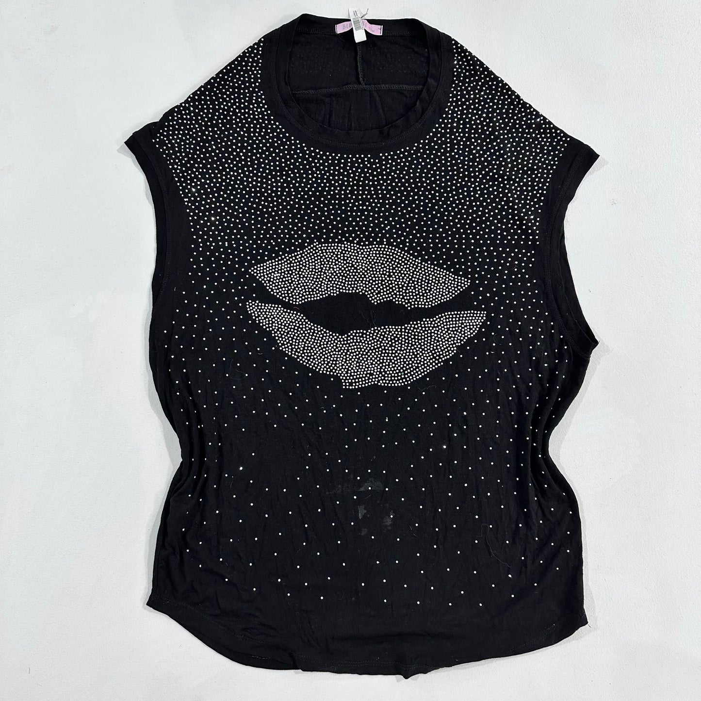 Y2K Rhinestone Blu Deise Tank/Cami