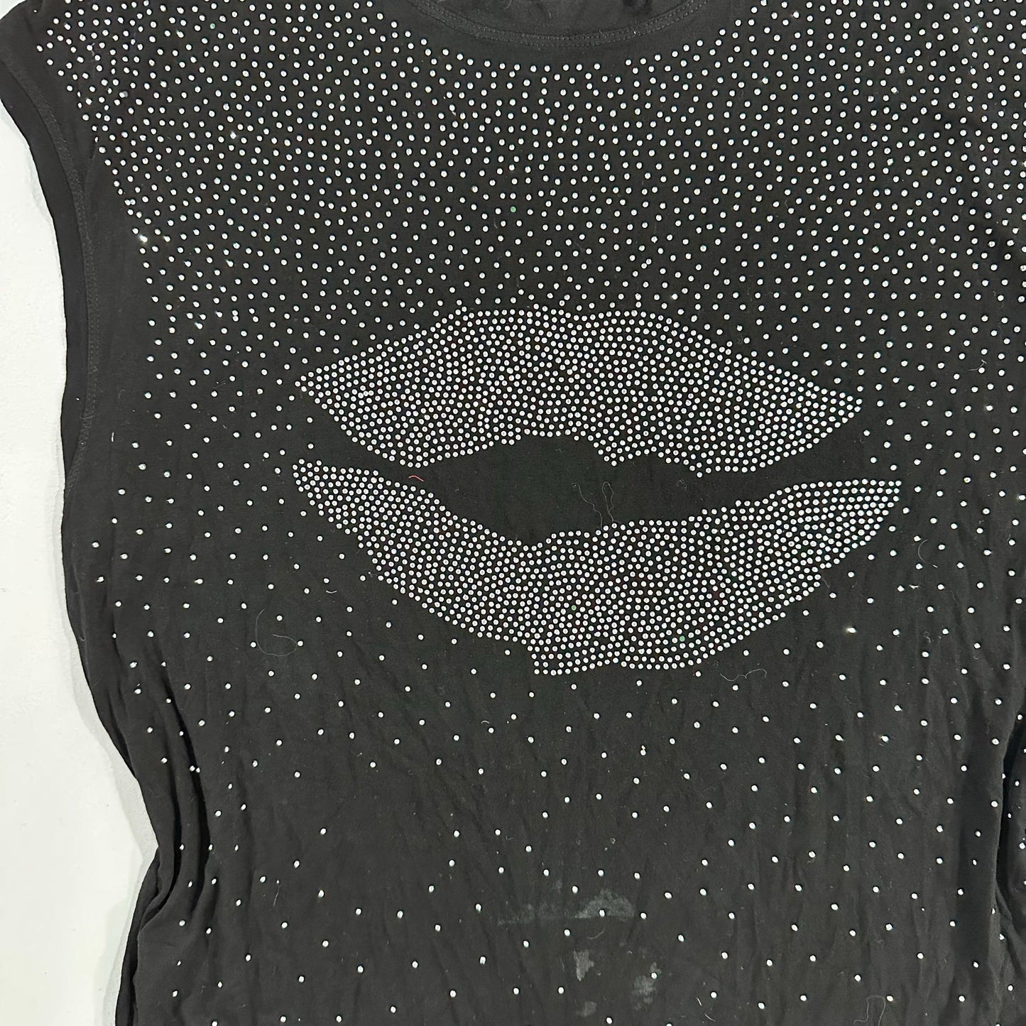 Y2K Rhinestone Blu Deise Tank/Cami