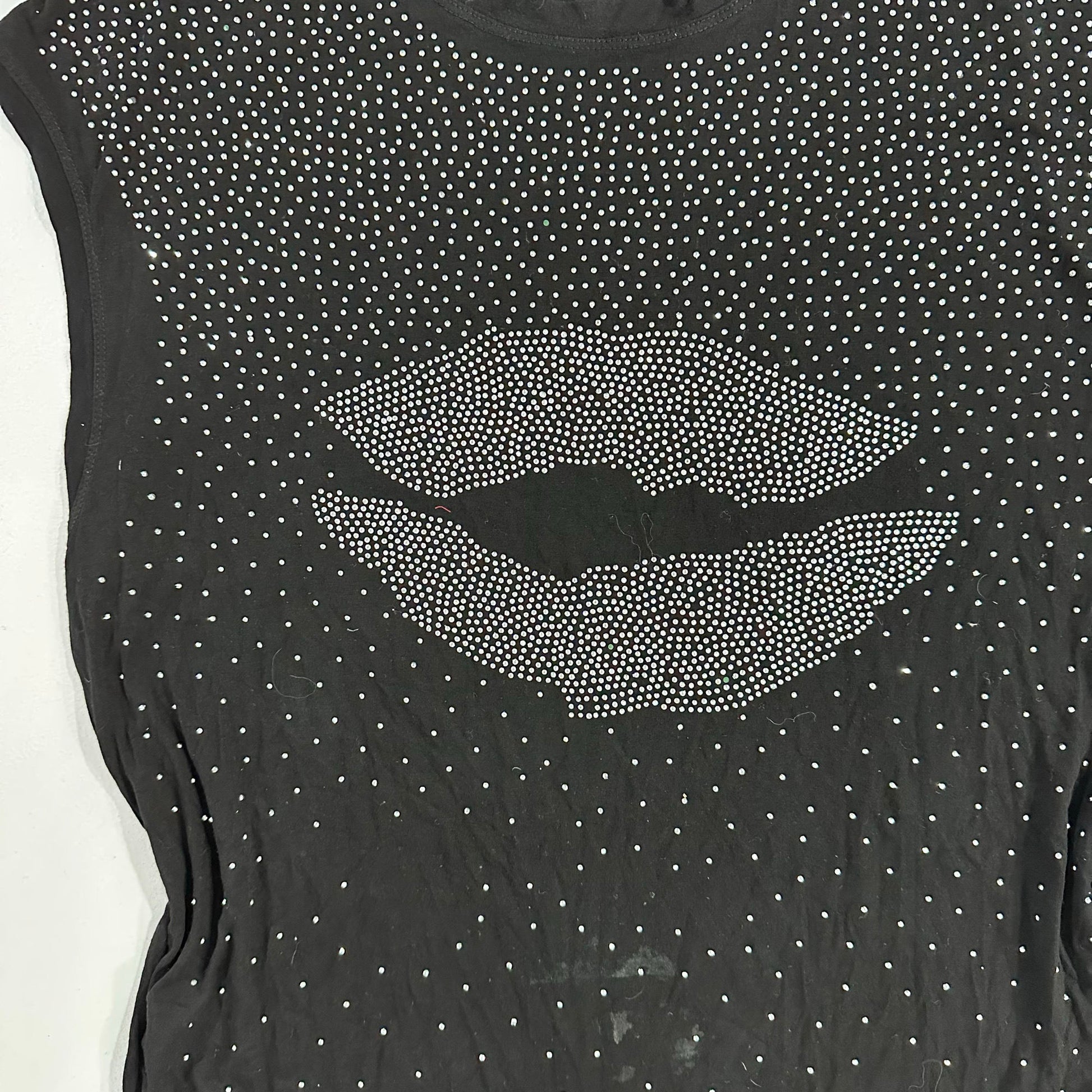 Y2K Rhinestone Blu Deise Tank/Cami