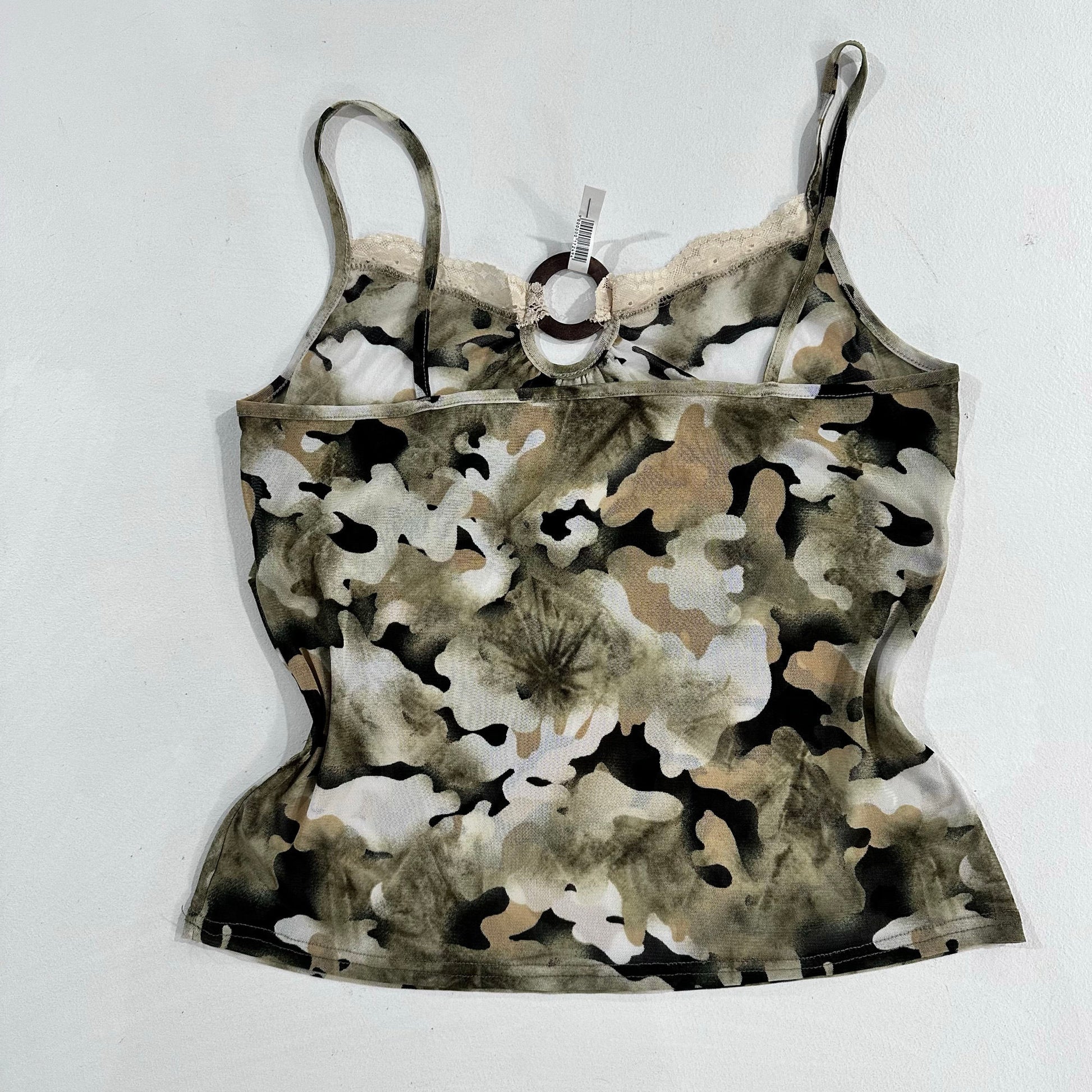 Y2K Mesh Printed Tank/Cami