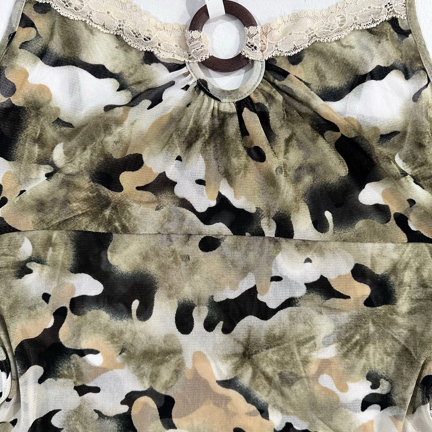 Y2K Mesh Printed Tank/Cami