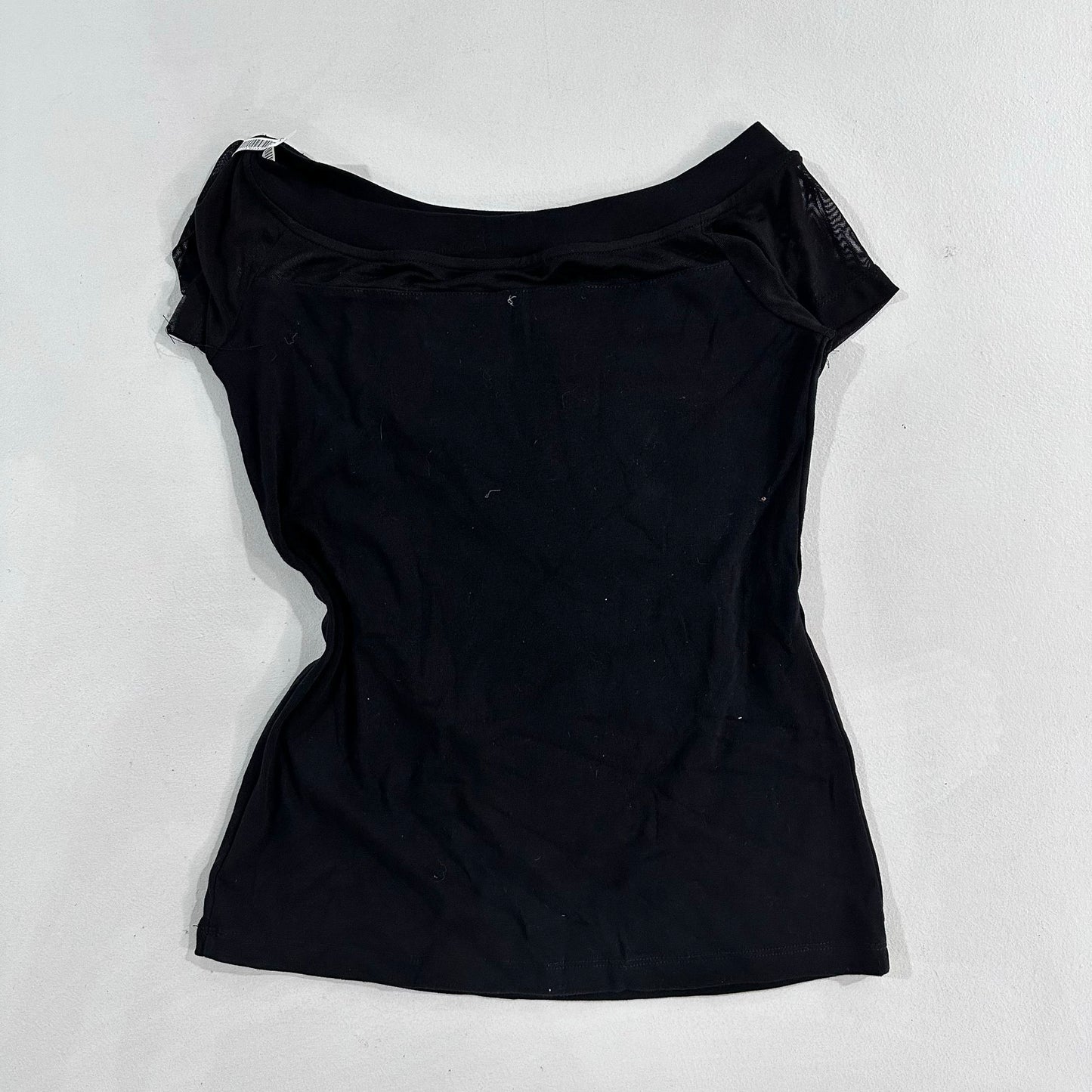 Y2K Rhinestone Mesh T-Shirt