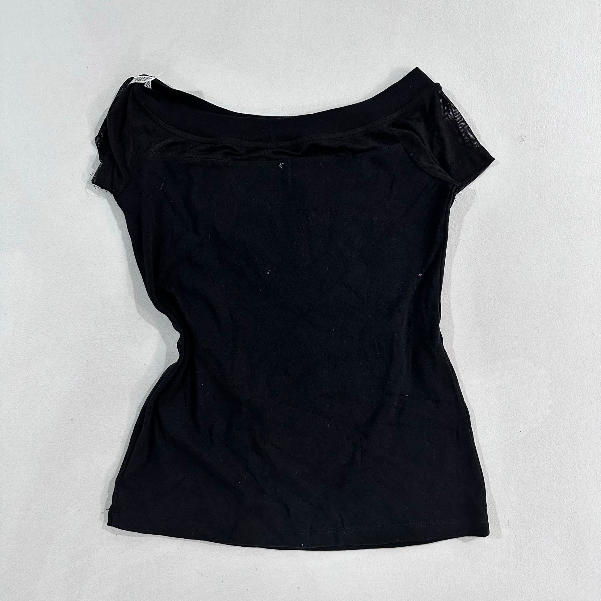 Y2K Rhinestone Mesh T-Shirt